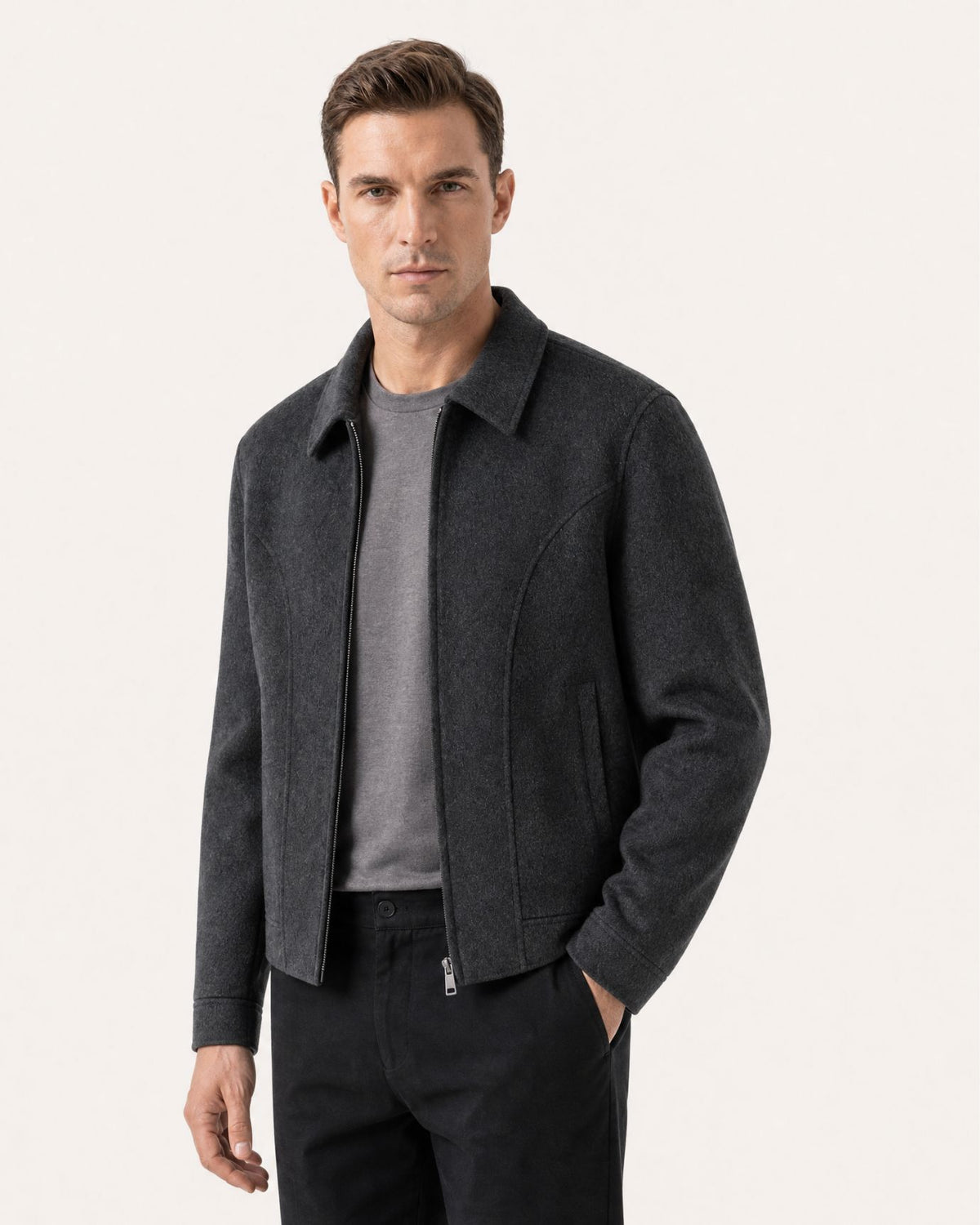 Madrid Lined Double-Faced Wool Jacket