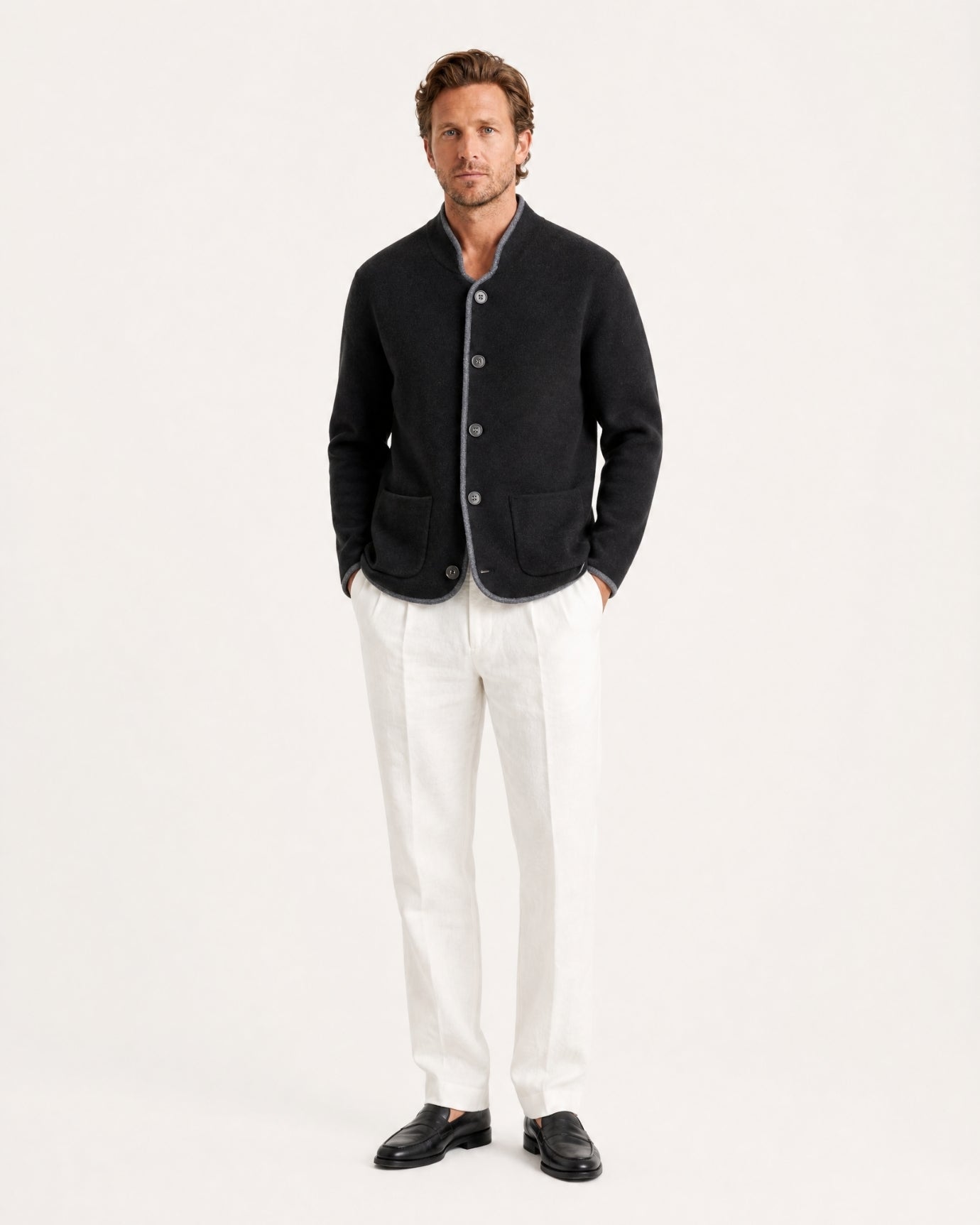 Collared Cashmere Cardigan Limited Edition