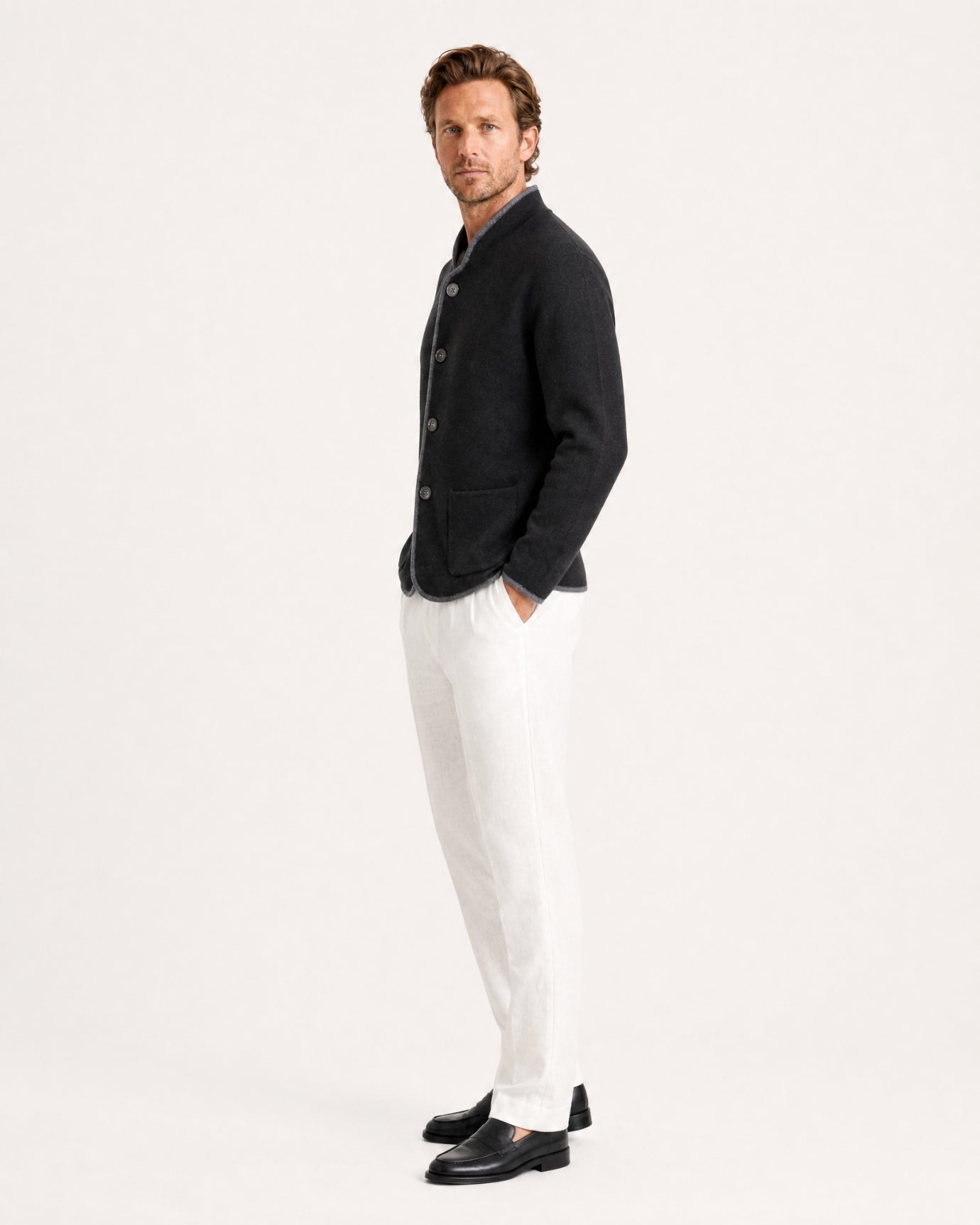 Collared Cashmere Cardigan Limited Edition
