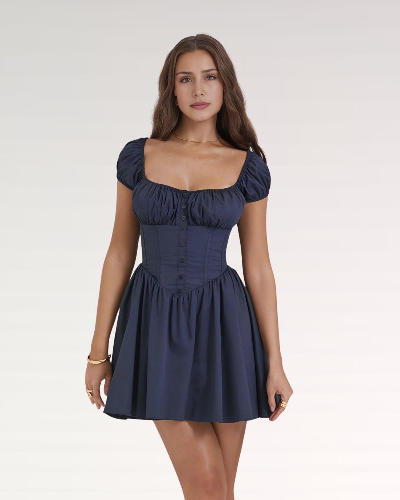 Lovau Seaside Collar Dress