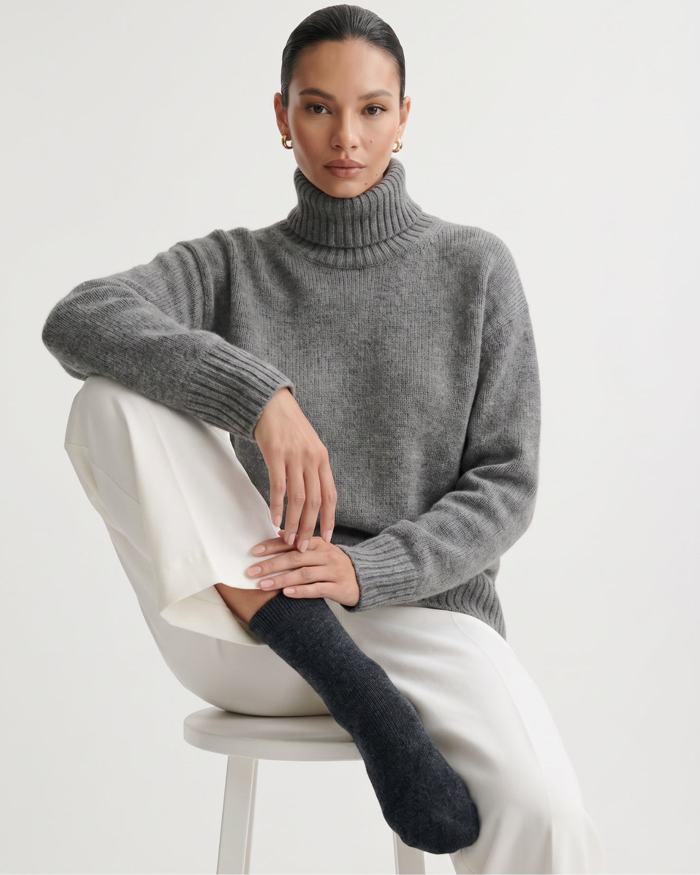 Cashmere Knit Socks Breathable
