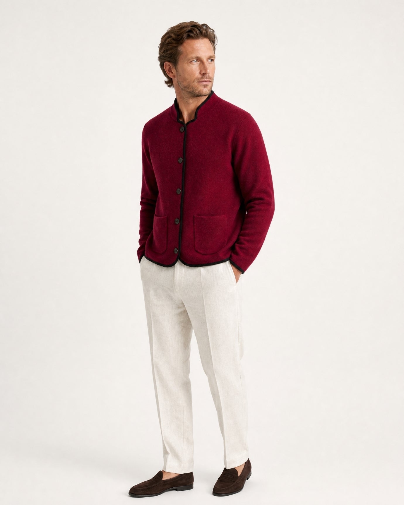 Collared Cashmere Cardigan Limited Edition