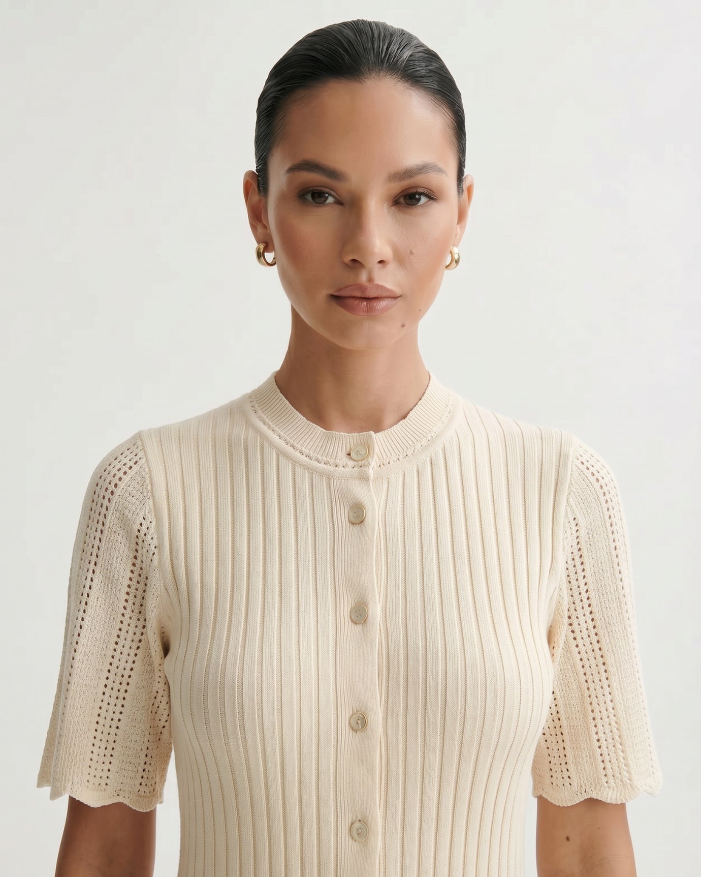 Mary Button Knitted Dress
