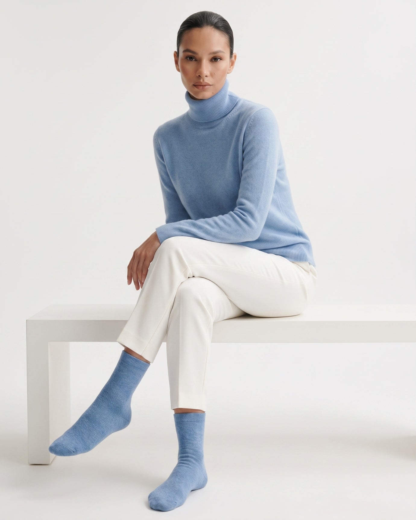 Cashmere Knit Socks Breathable