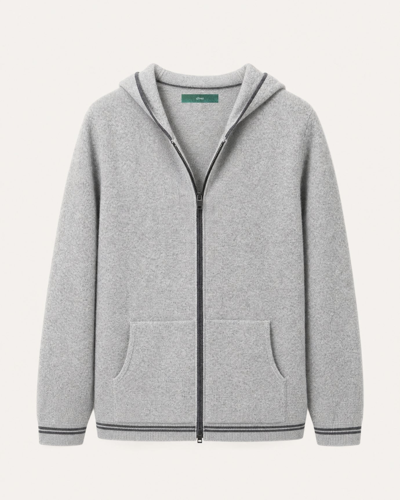 Zurich Hooded Fine Cashmere Cardigan