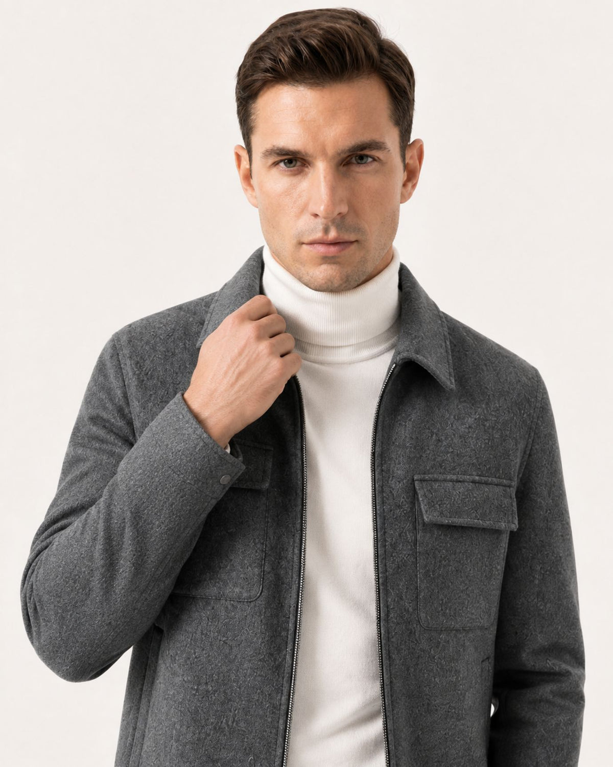 Portofino Lapel Double-Faced Wool Jacket