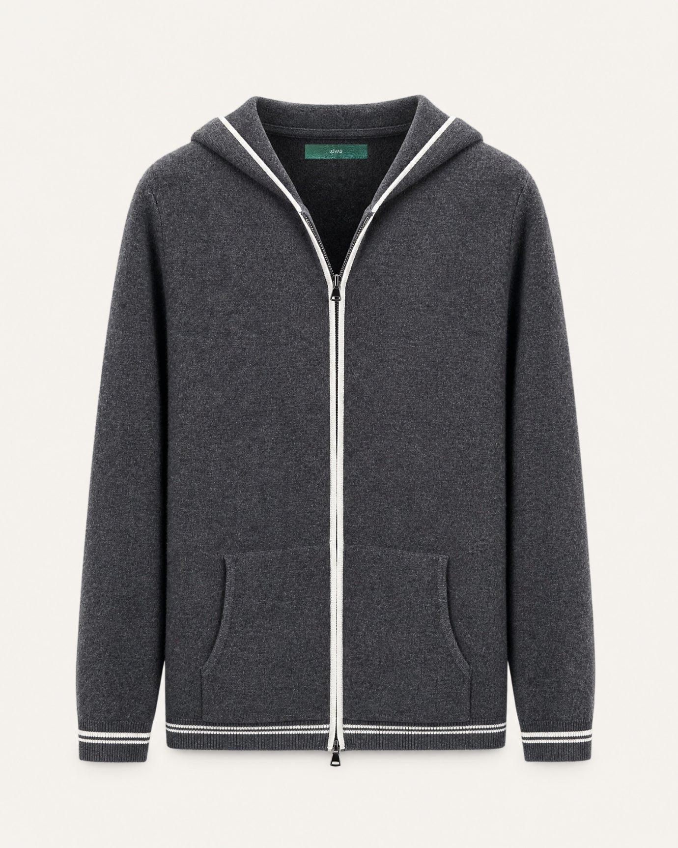 Zurich Hooded Fine Cashmere Cardigan