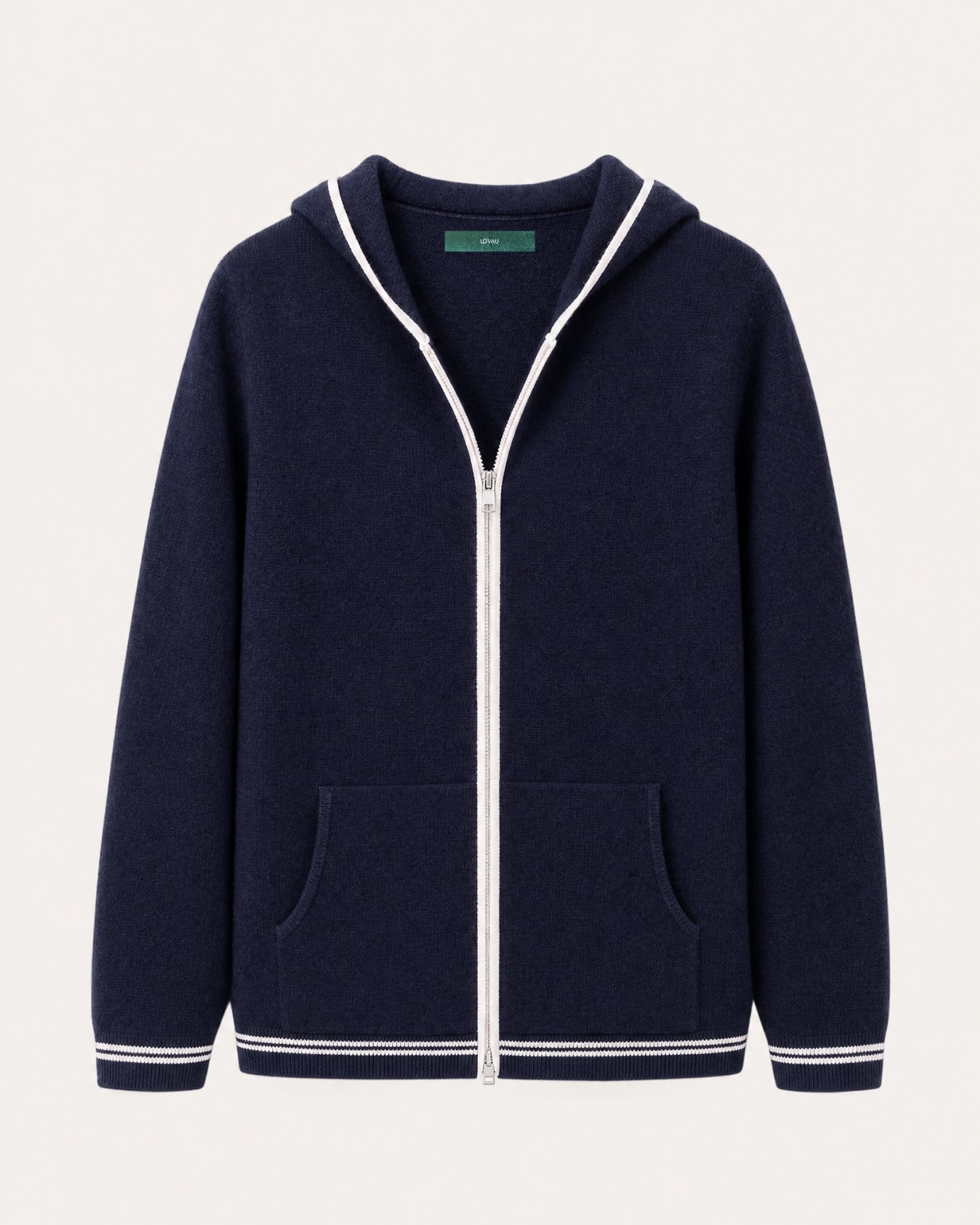 Zurich Hooded Fine Cashmere Cardigan