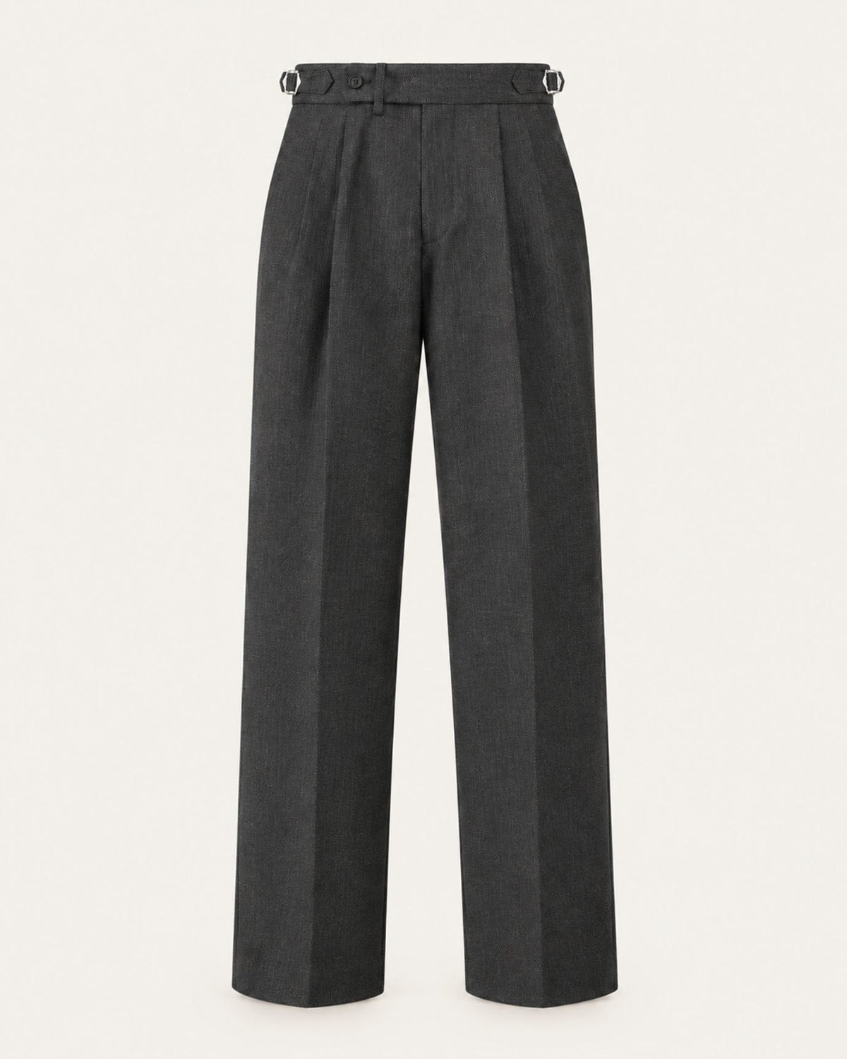 Wrinkle-Resistant Double-Pleated Dress Trousers