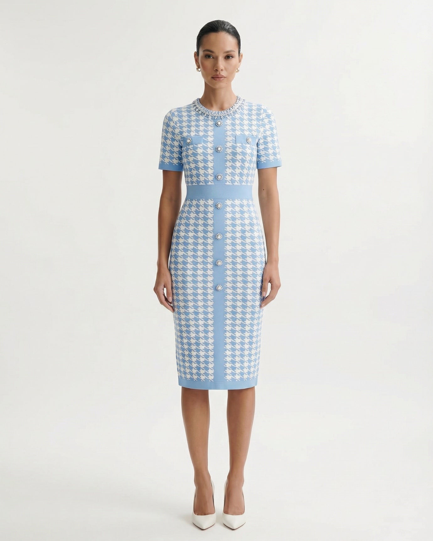 Mara Short-Sleeve Printed Knit