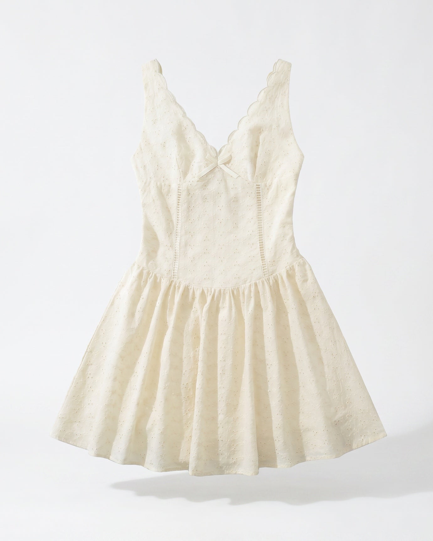 Sofia Lace Back Elastic Suspender Dress