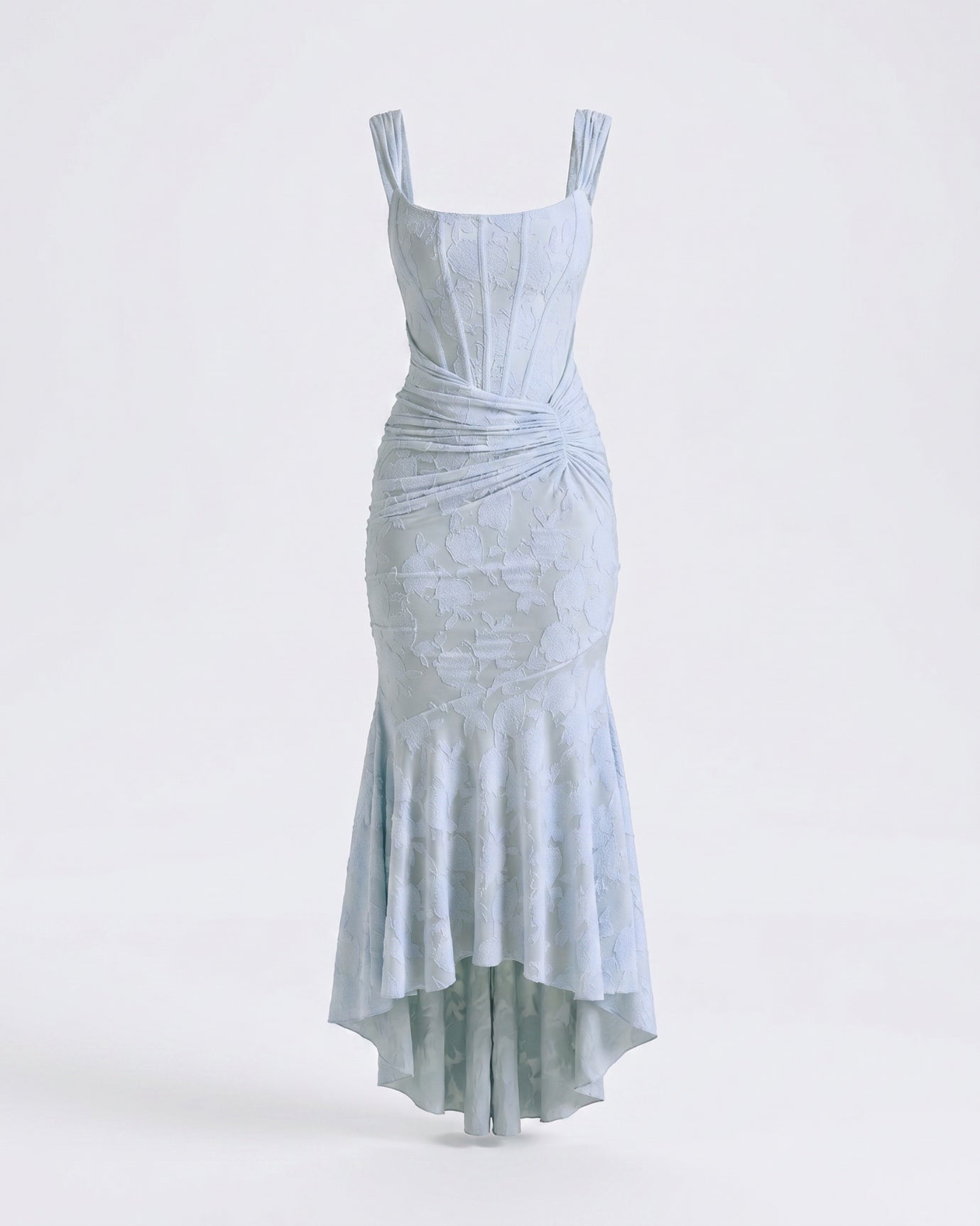 Fishbone pleated dress sleeveless