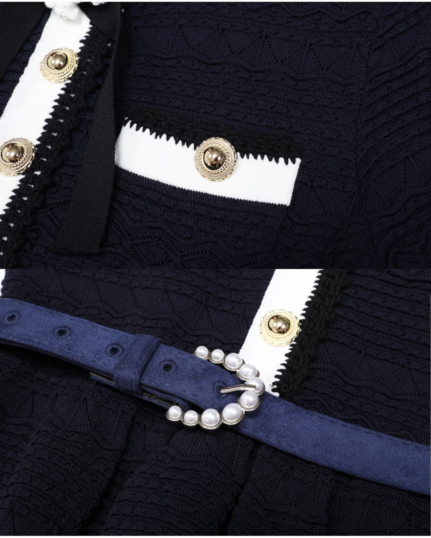 Zira Classic Pearl Tweet Short With Belt