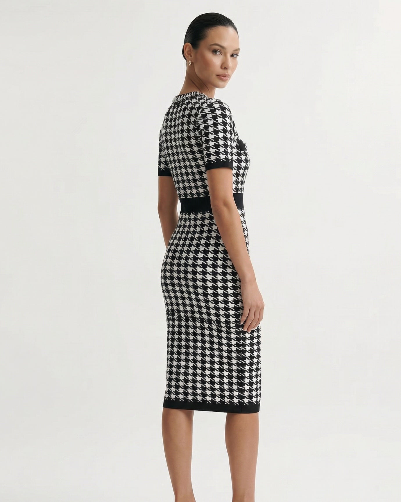 Mara Short-Sleeve Printed Knit