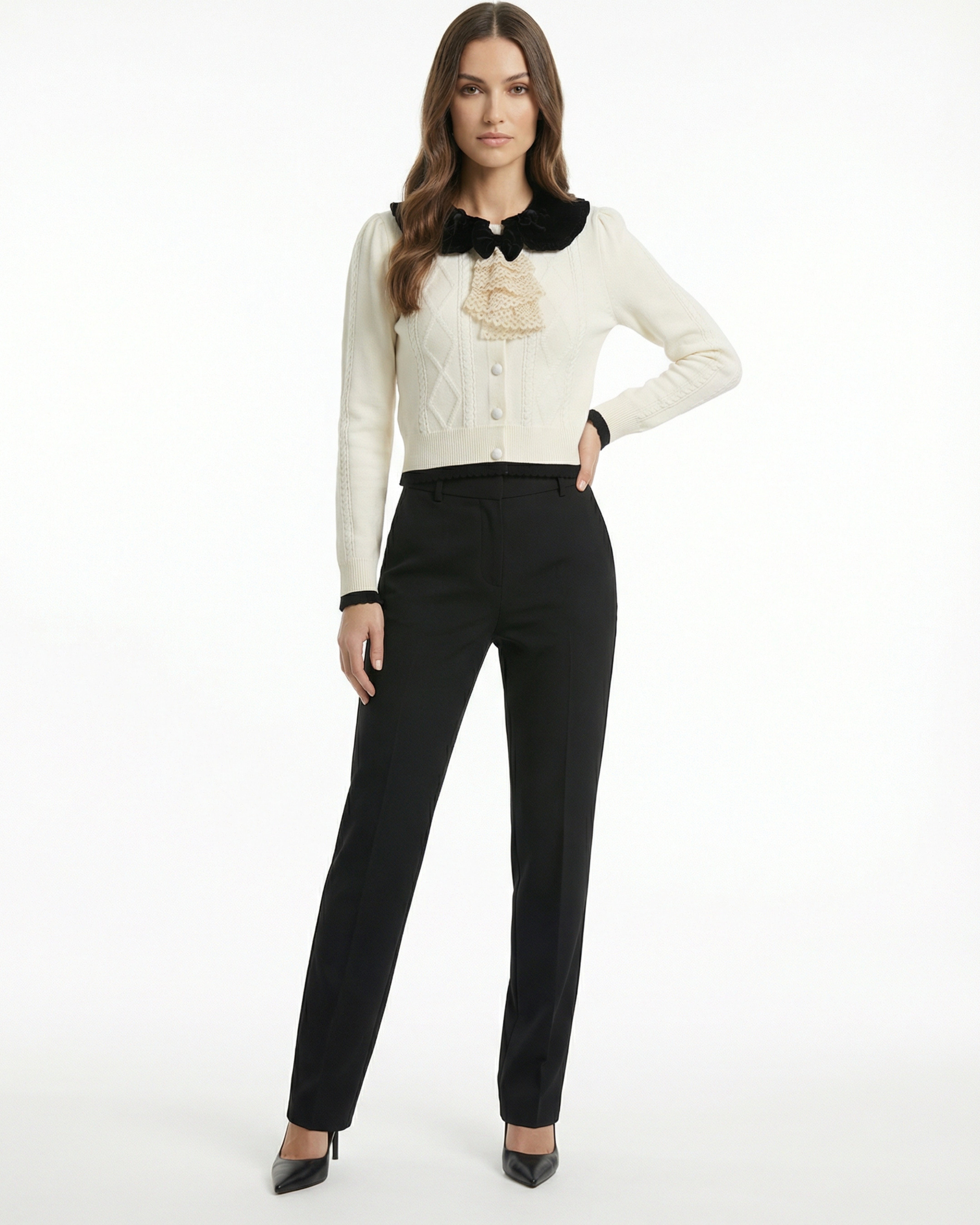 Nyc Knitted Cardigan Velvet