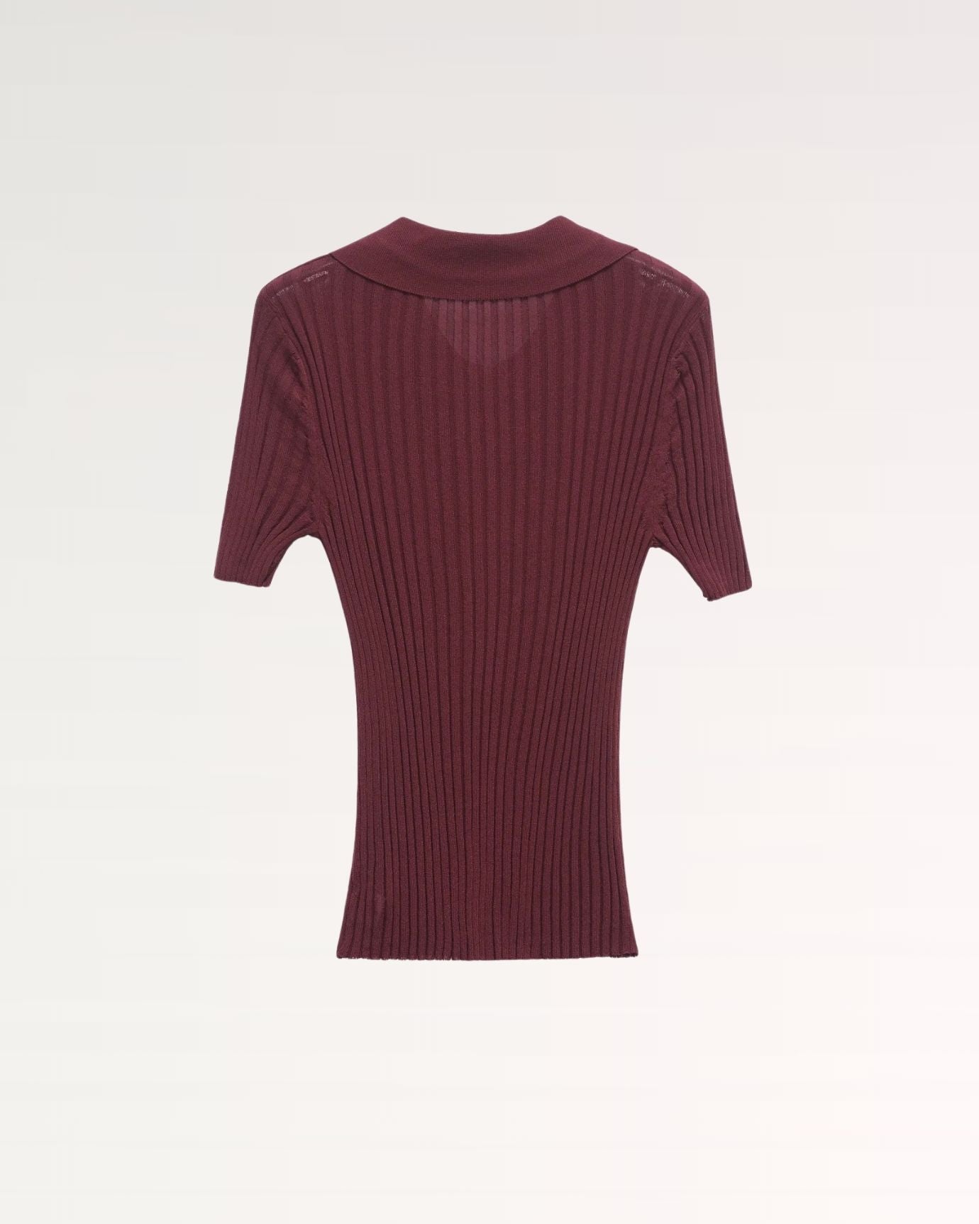 Mariah Woolen Knit Polo