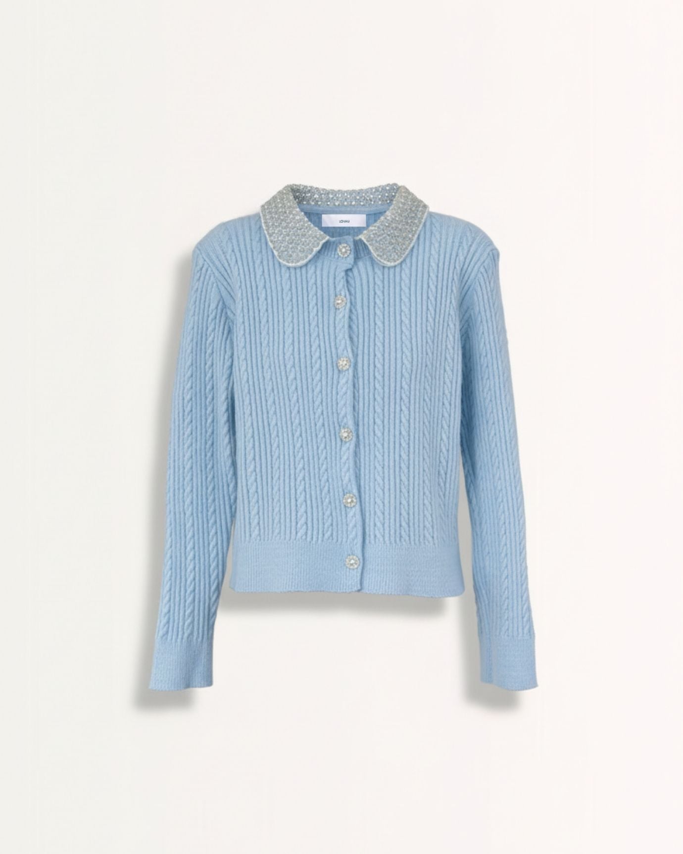 French Style Cardigan Pearl Buttonned