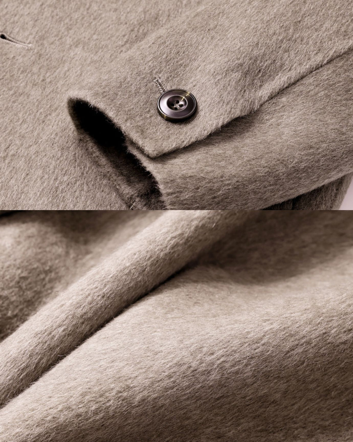 Hamptons Lined Wool Coat with Lapels