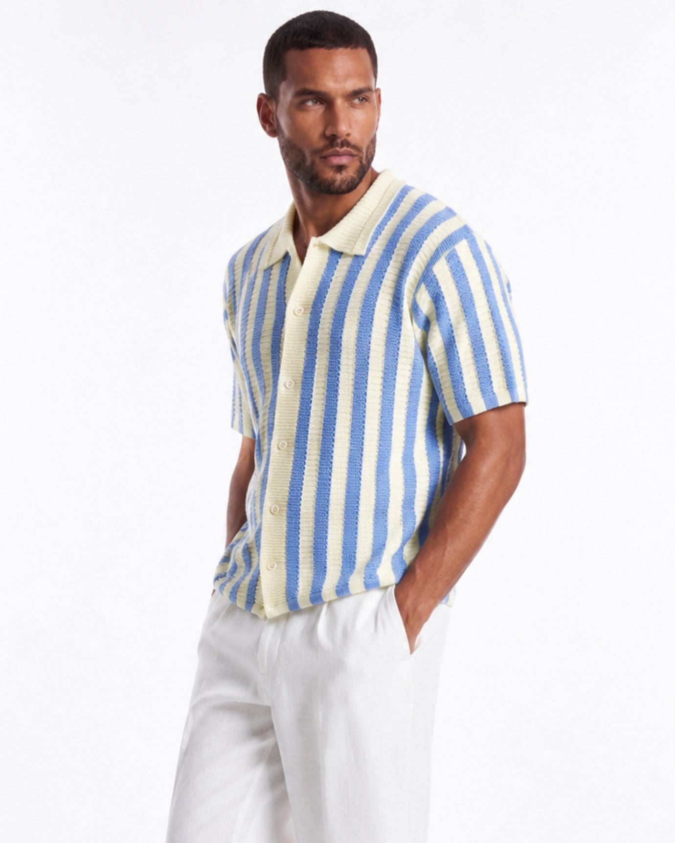 Knitted Sweater Summer Polo Shirt