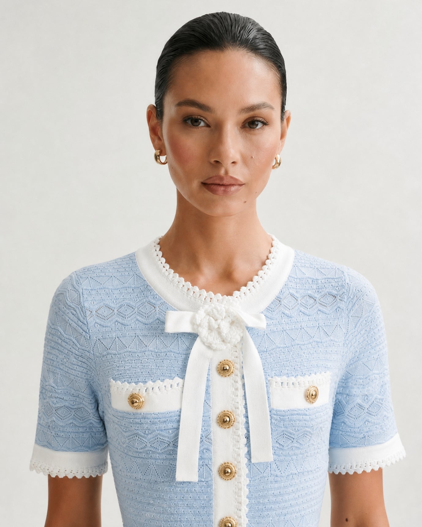 Zira Classic Pearl Tweet Short With Belt