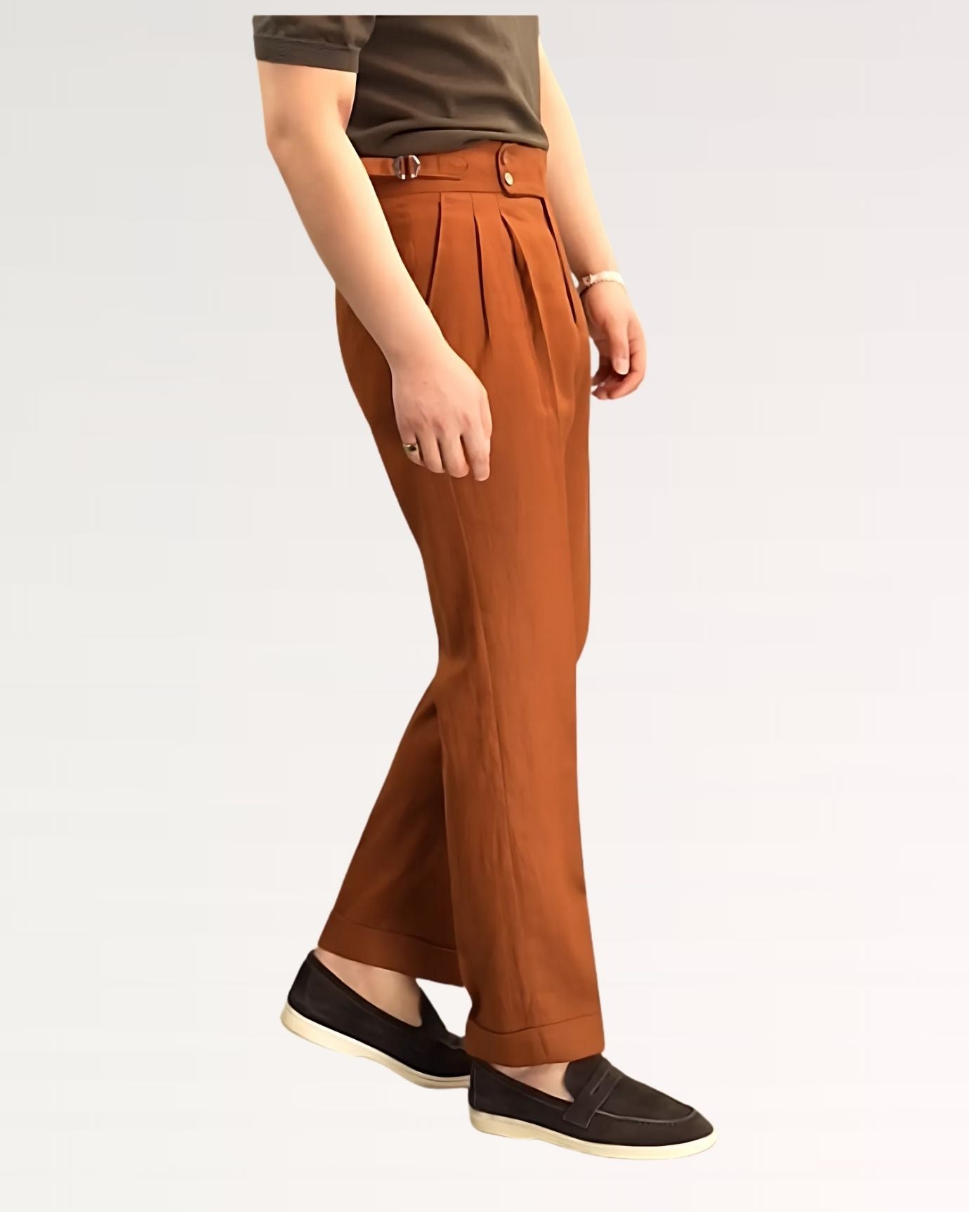 Italian Linen Trousers Lake Como - Old Money Store