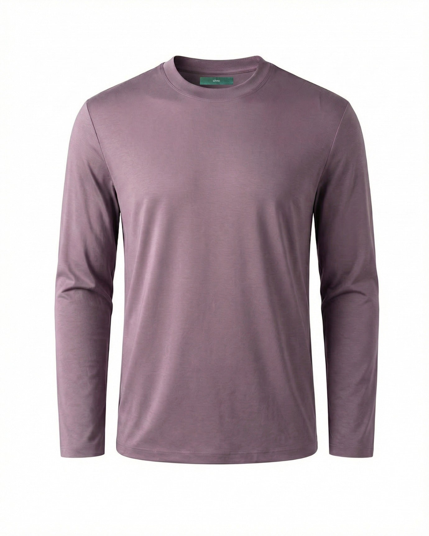 High-End Double Mercerized Lyocell Cotton Long Sleeve T-Shirt