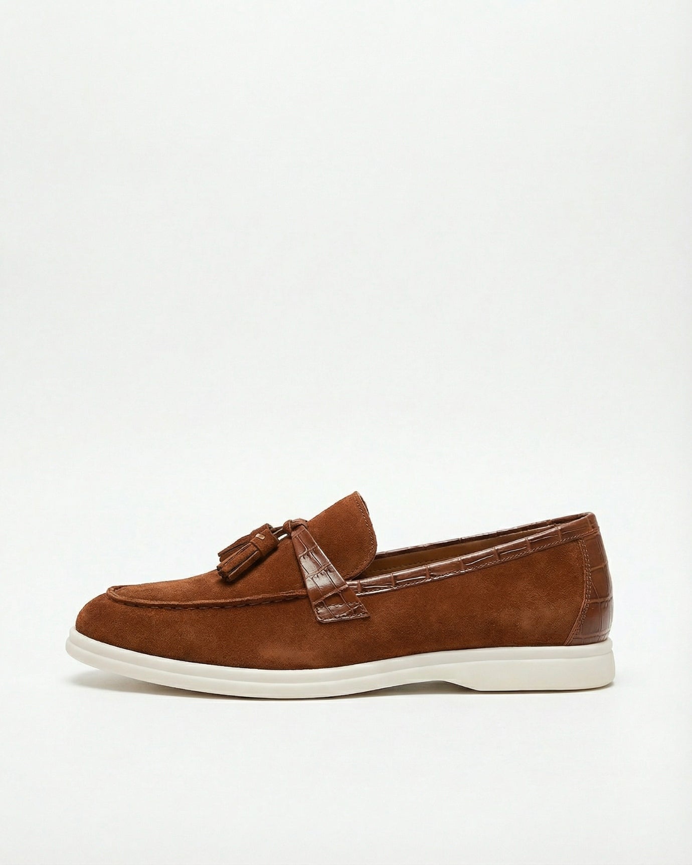 Positano Brown Loafers Genuine Leather