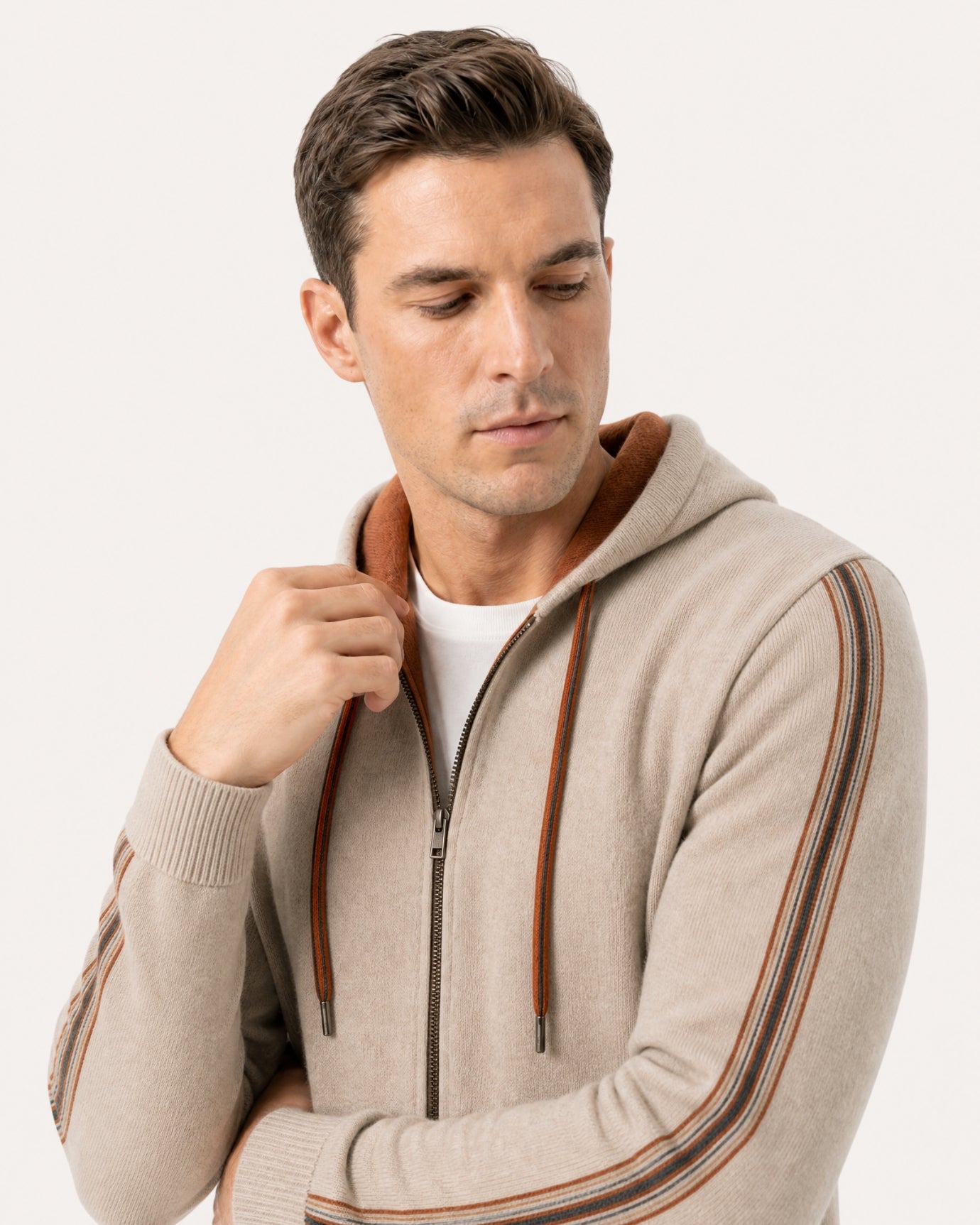 Munich Heavyweight Cashmere Zip-Up Hoodie