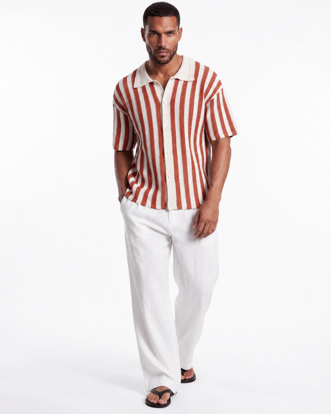 Knitted Sweater Summer Polo Shirt
