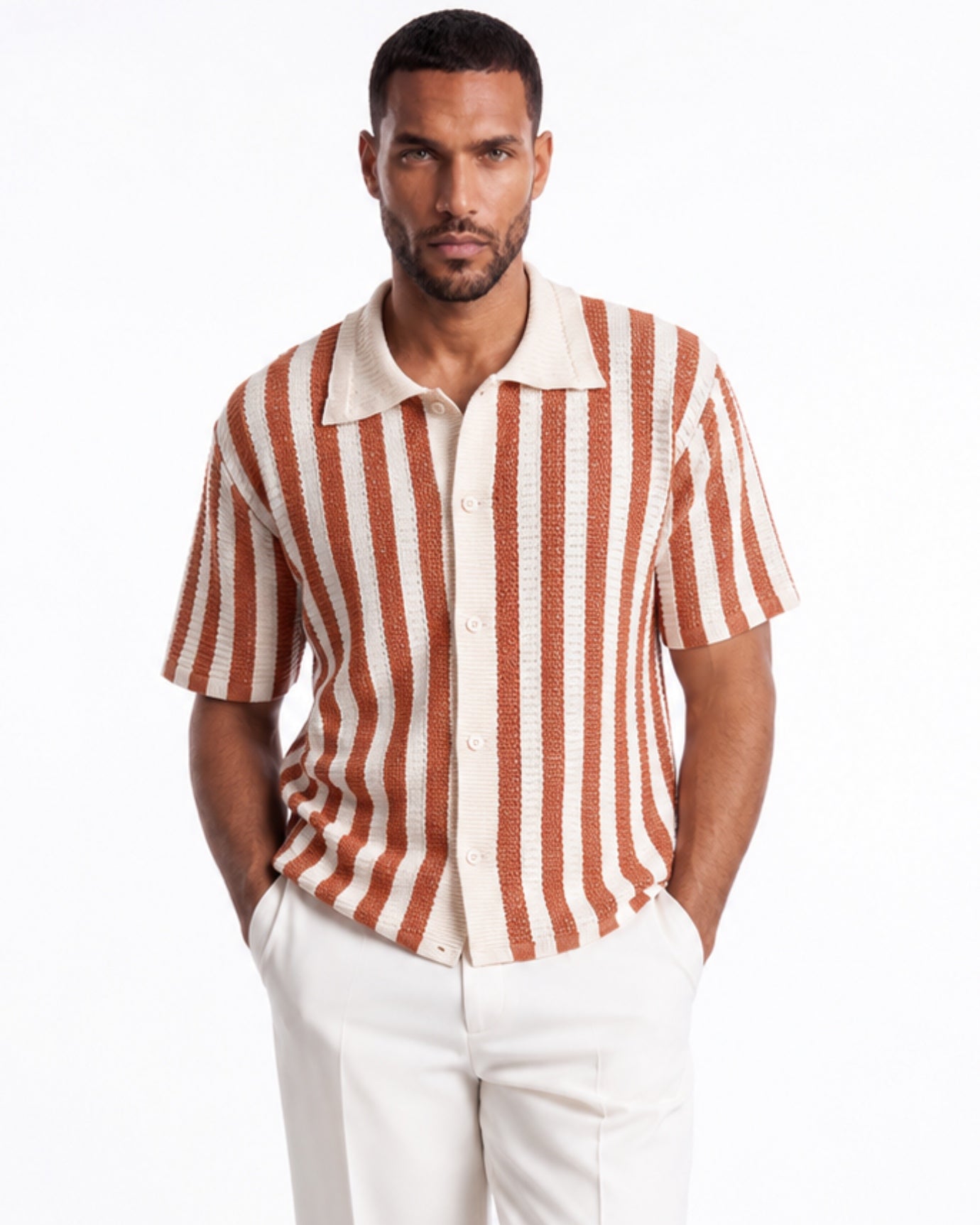 Knitted Sweater Summer Polo Shirt