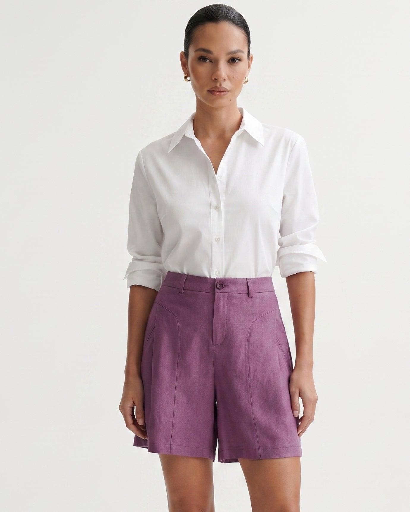 Milano Cotton & Linen Shorts