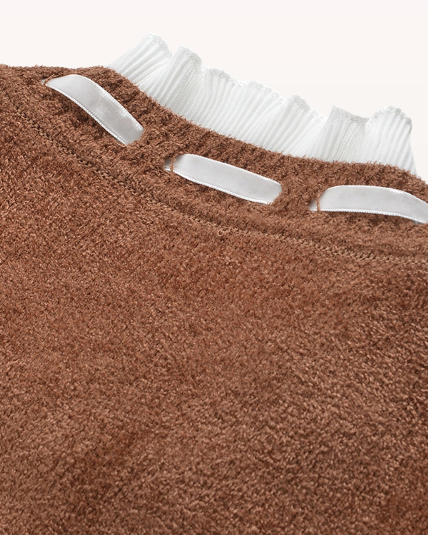 Old Money Cardigan Stitching Pearl Vintage