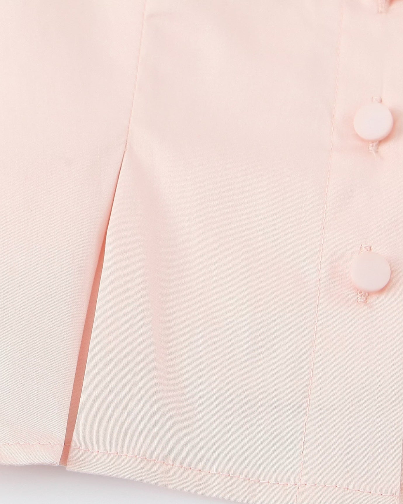 Pink Round-Neck Lace Shirt