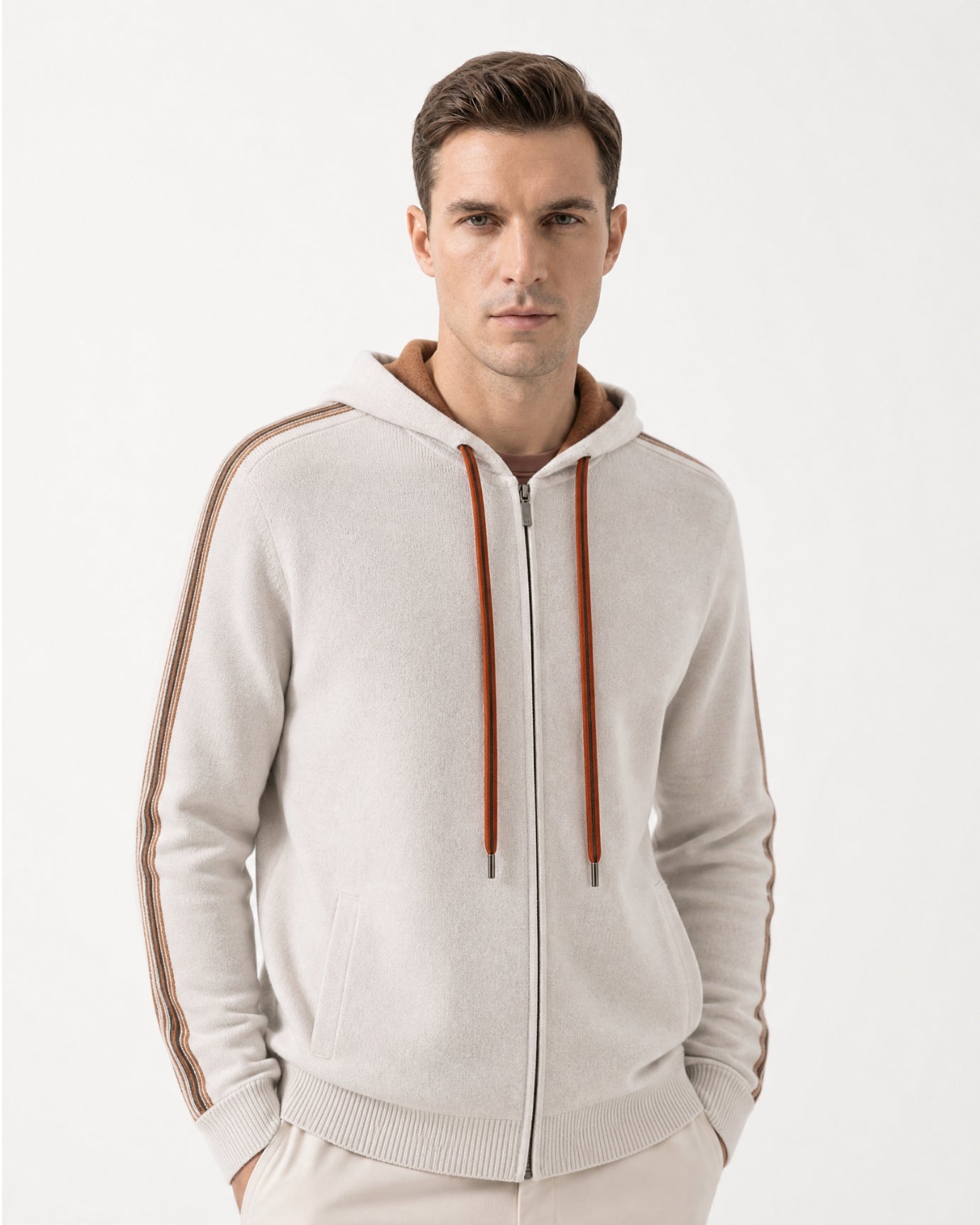 Munich Heavyweight Cashmere Zip-Up Hoodie