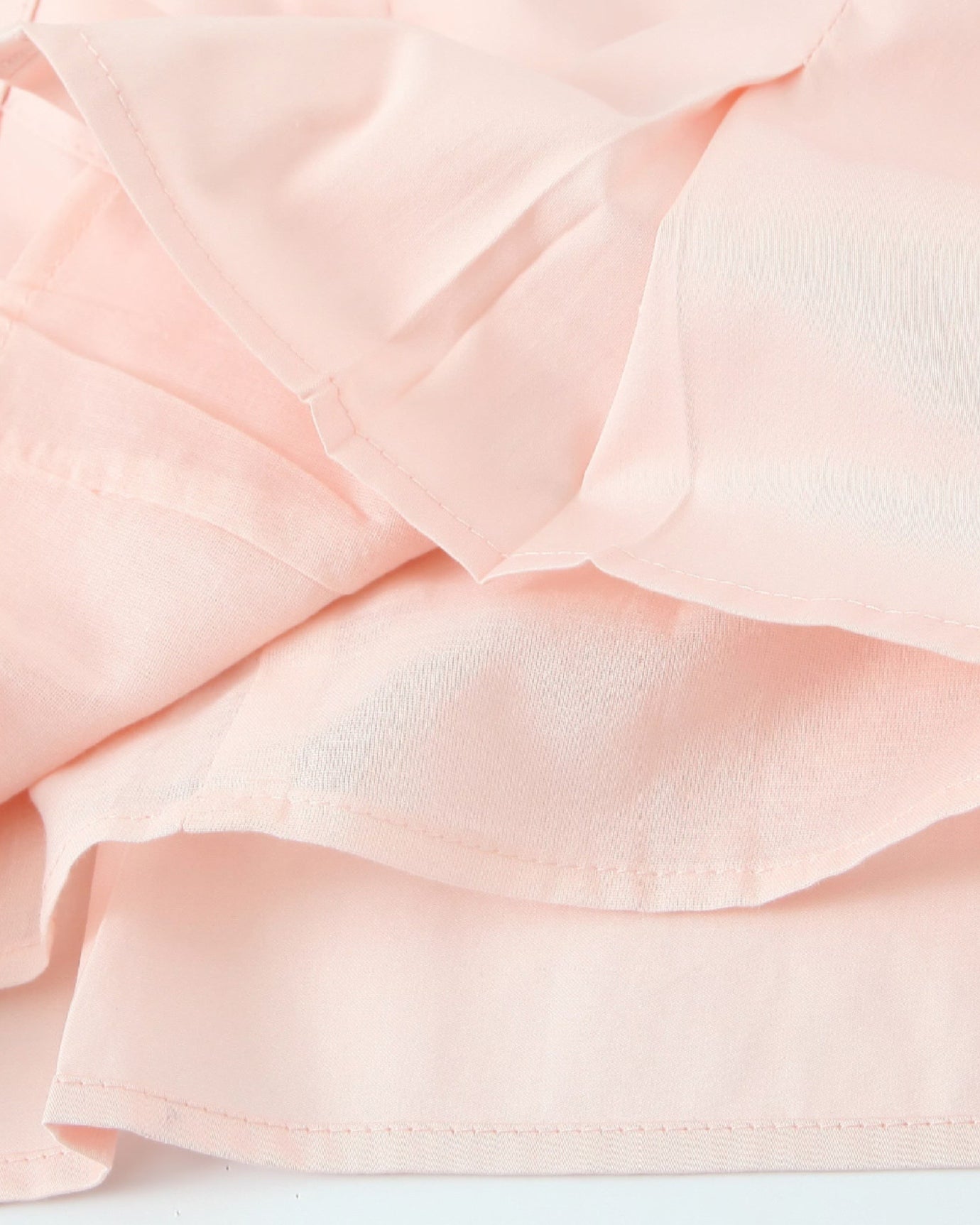 Pink Round-Neck Lace Shirt