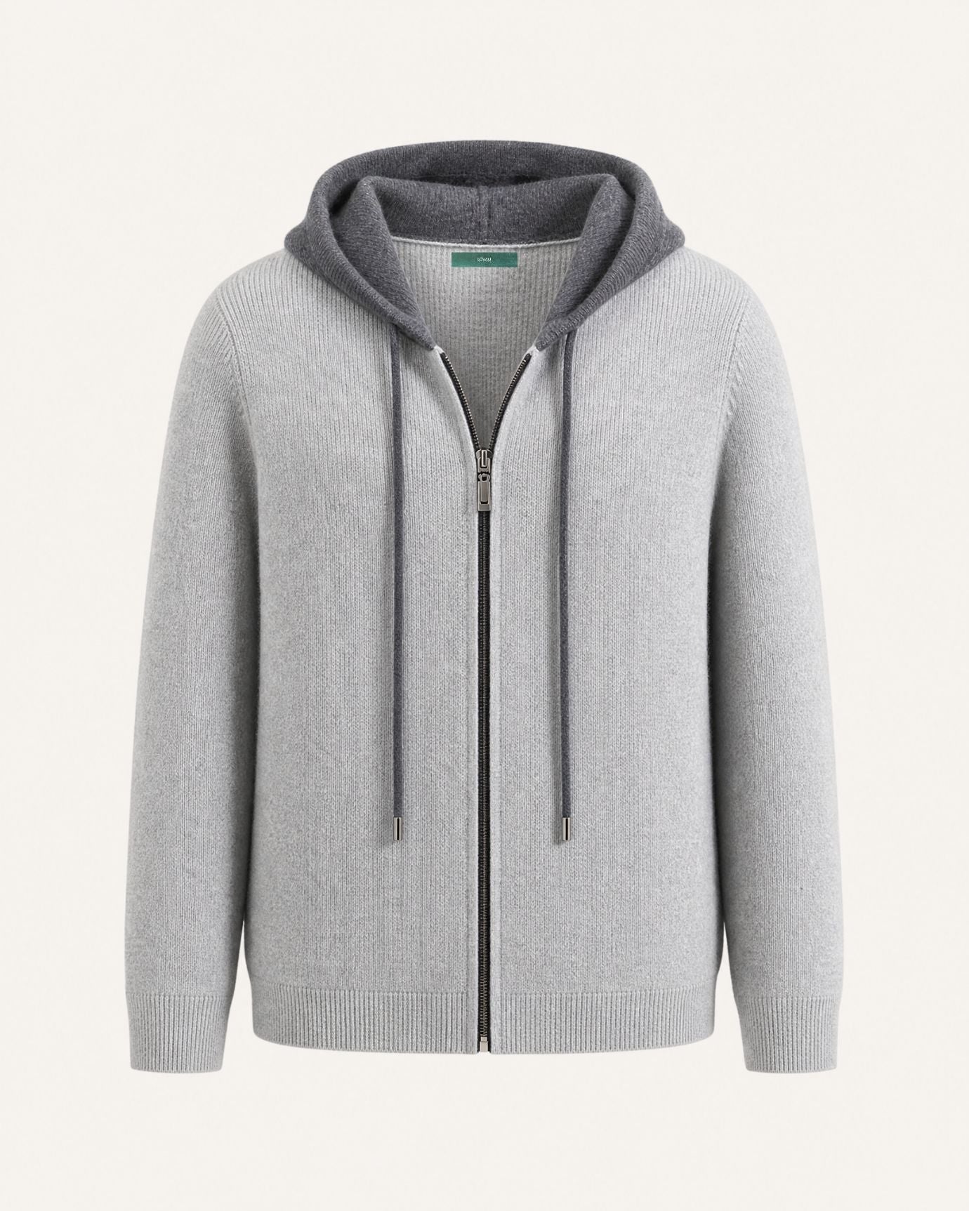 Paris Cashmere Wool Blend Hooded Cardigan