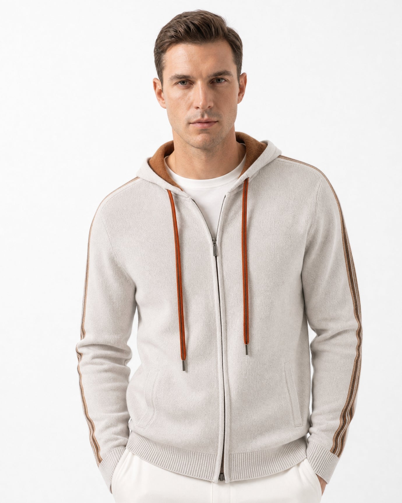 Munich Heavyweight Cashmere Zip-Up Hoodie