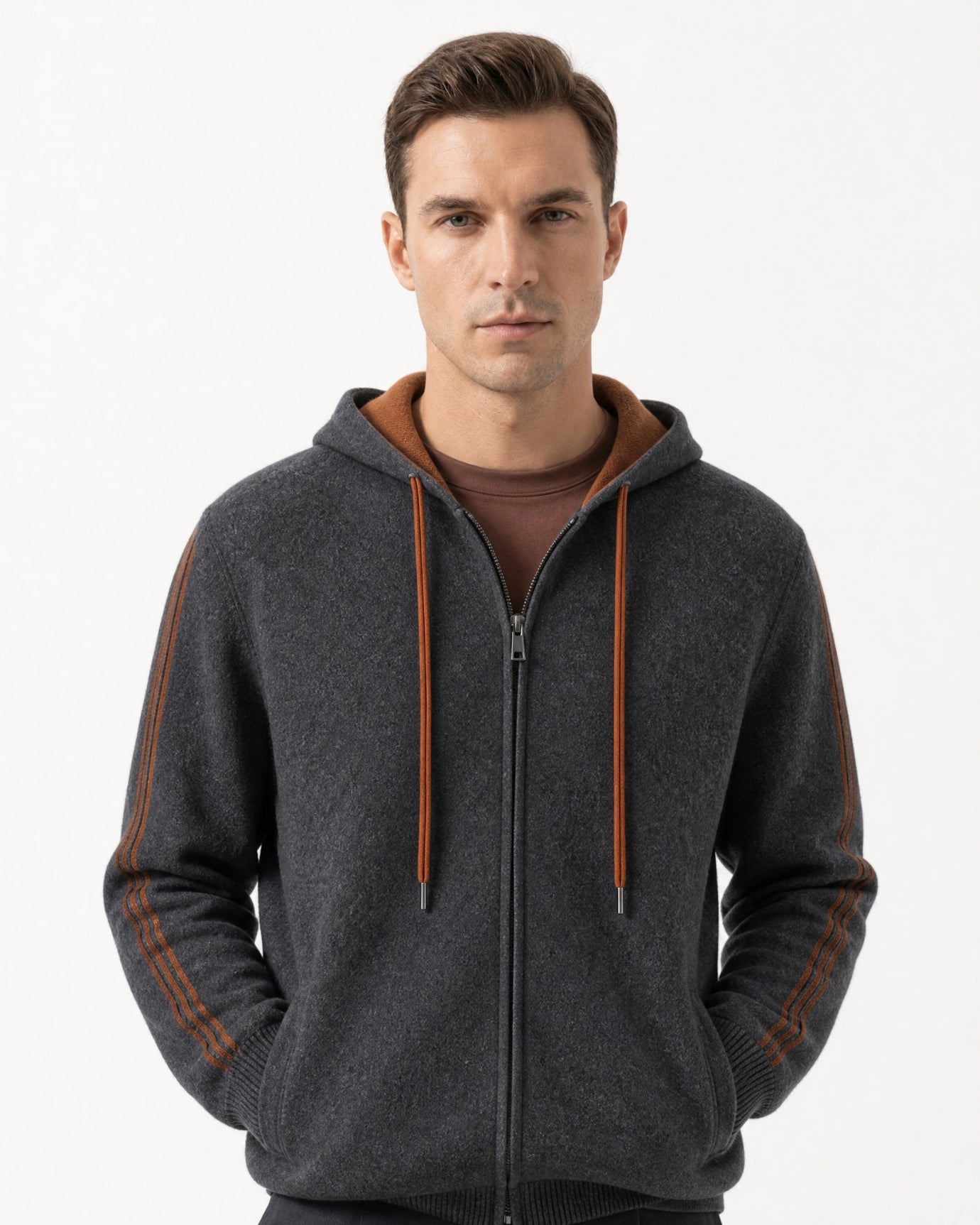 Munich Heavyweight Cashmere Zip-Up Hoodie