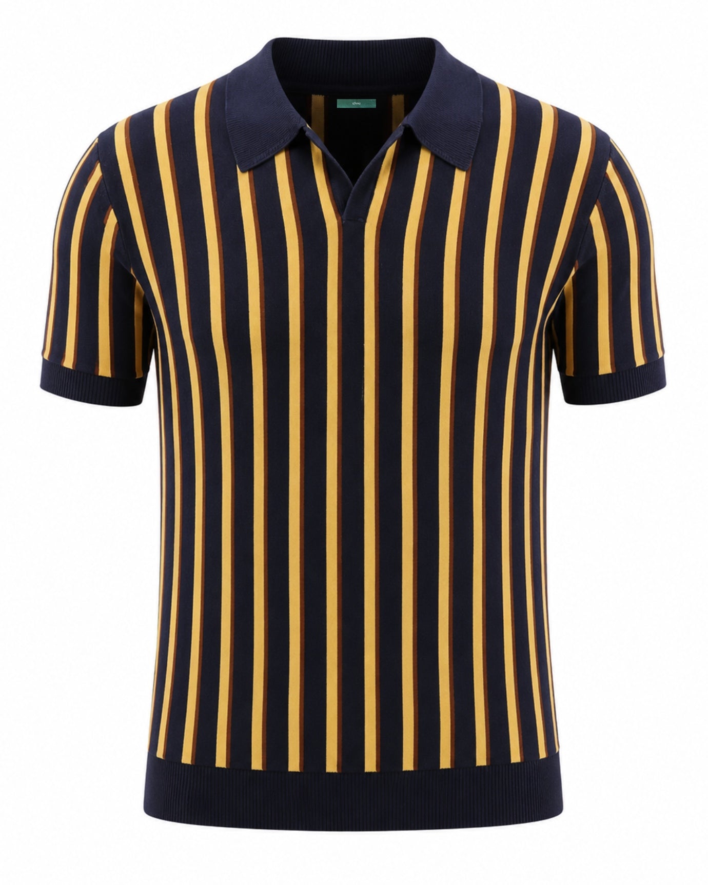 Mykonos Striped Knitted Polo