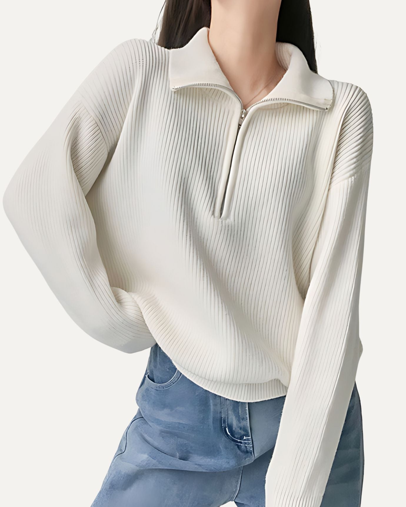 Kim Half Zip Sweater