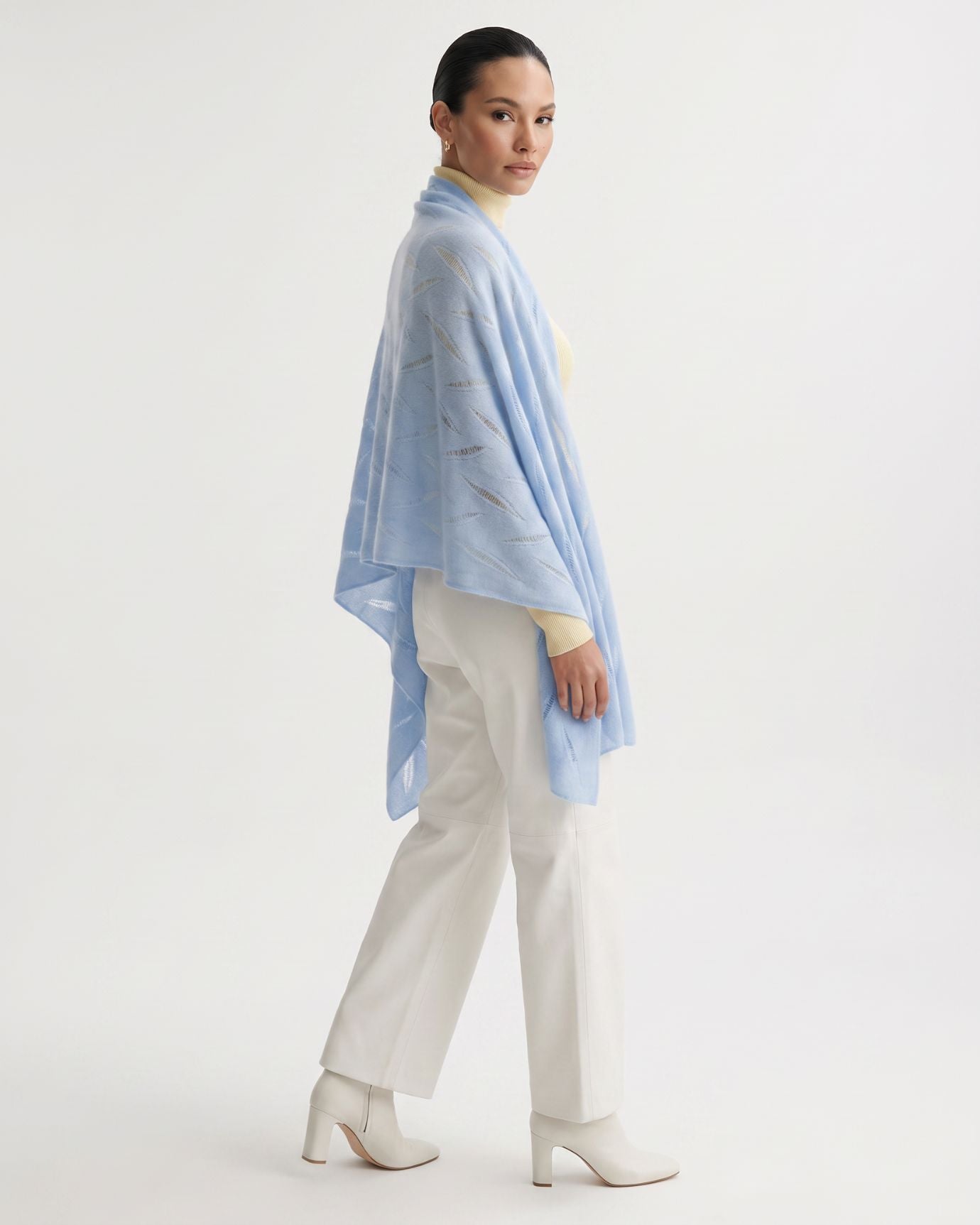 Michi Cashmere Leaf Scarf