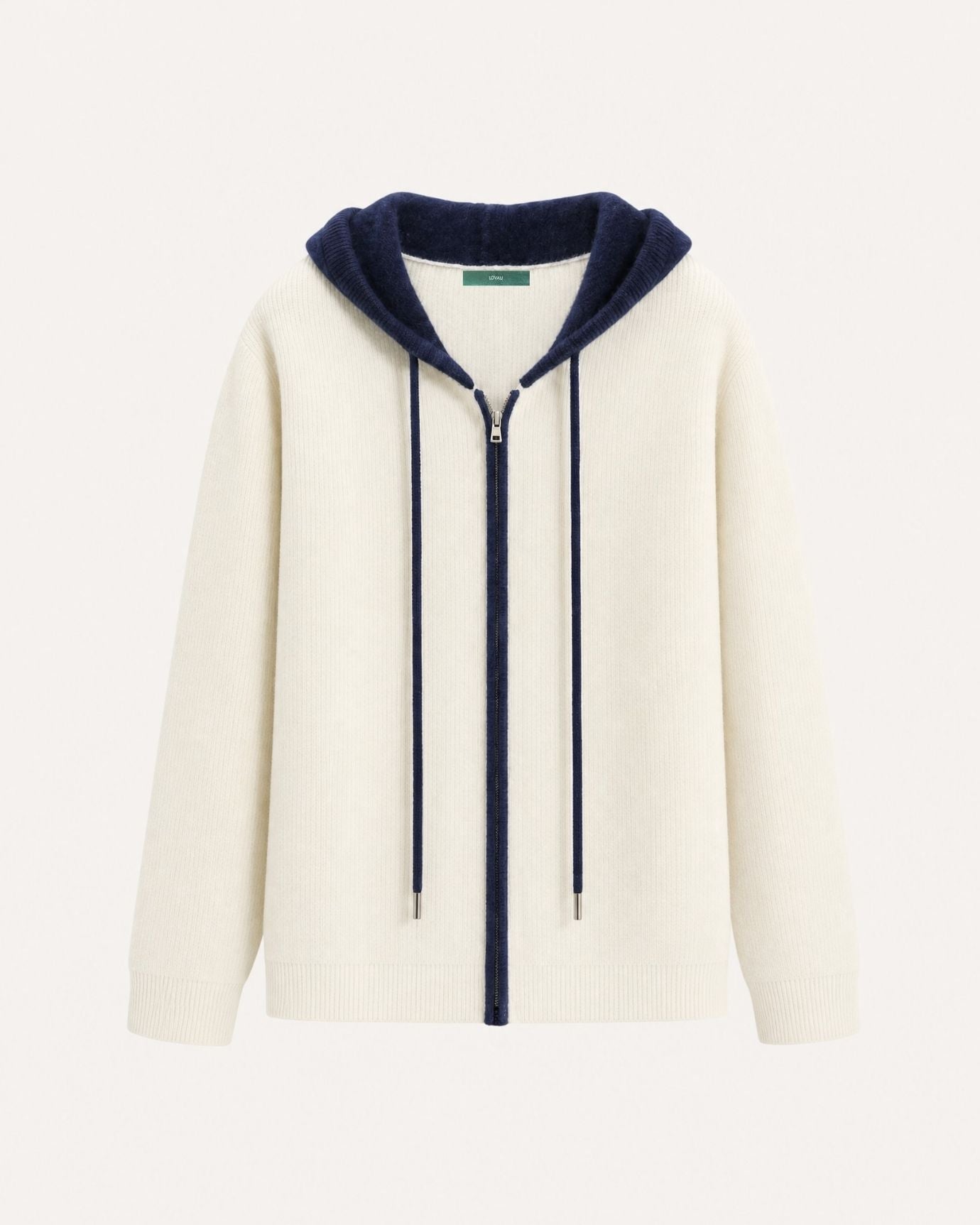 Paris Cashmere Wool Blend Hooded Cardigan