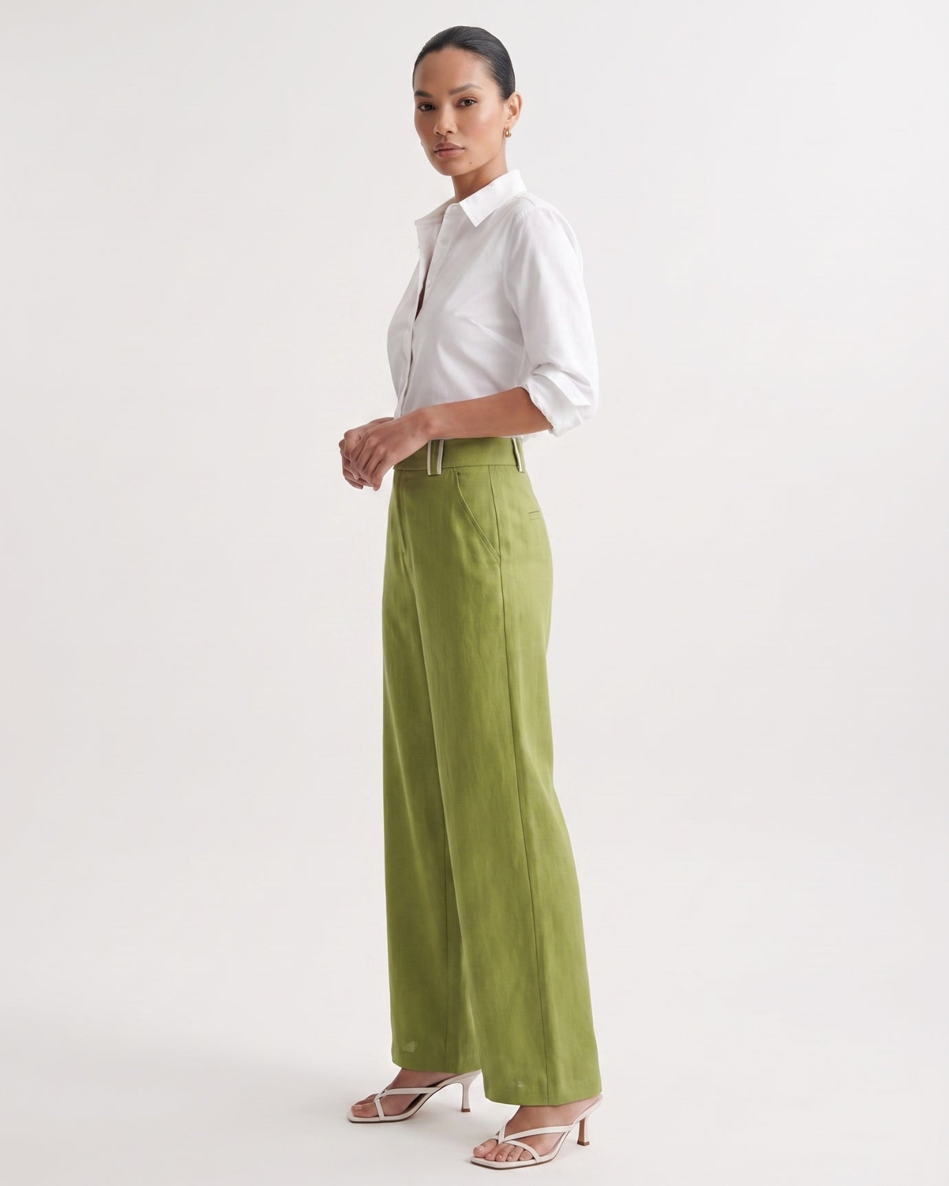 Olivia Leg Linen Pants