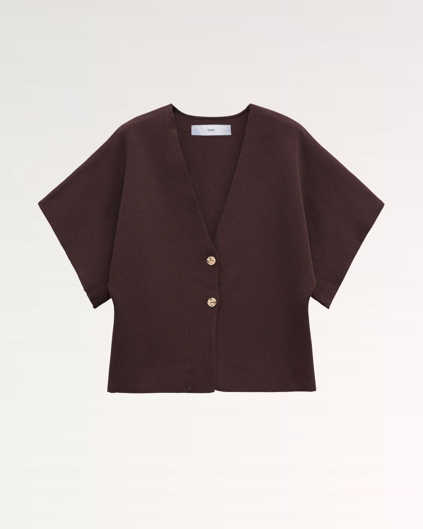 Lovau Basic Short Sleeve Knitted Shirt II