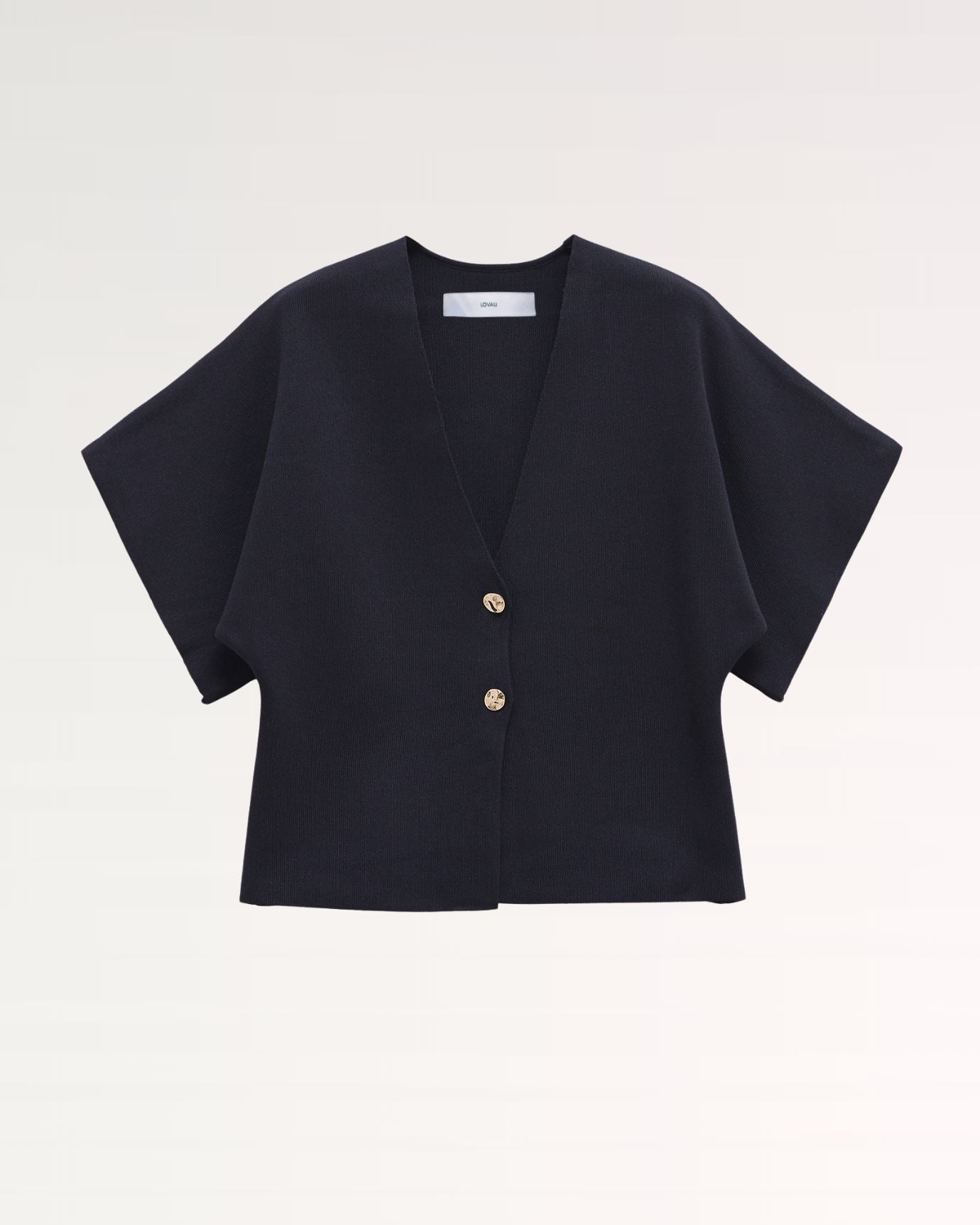 Lovau Basic Short Sleeve Knitted Shirt II