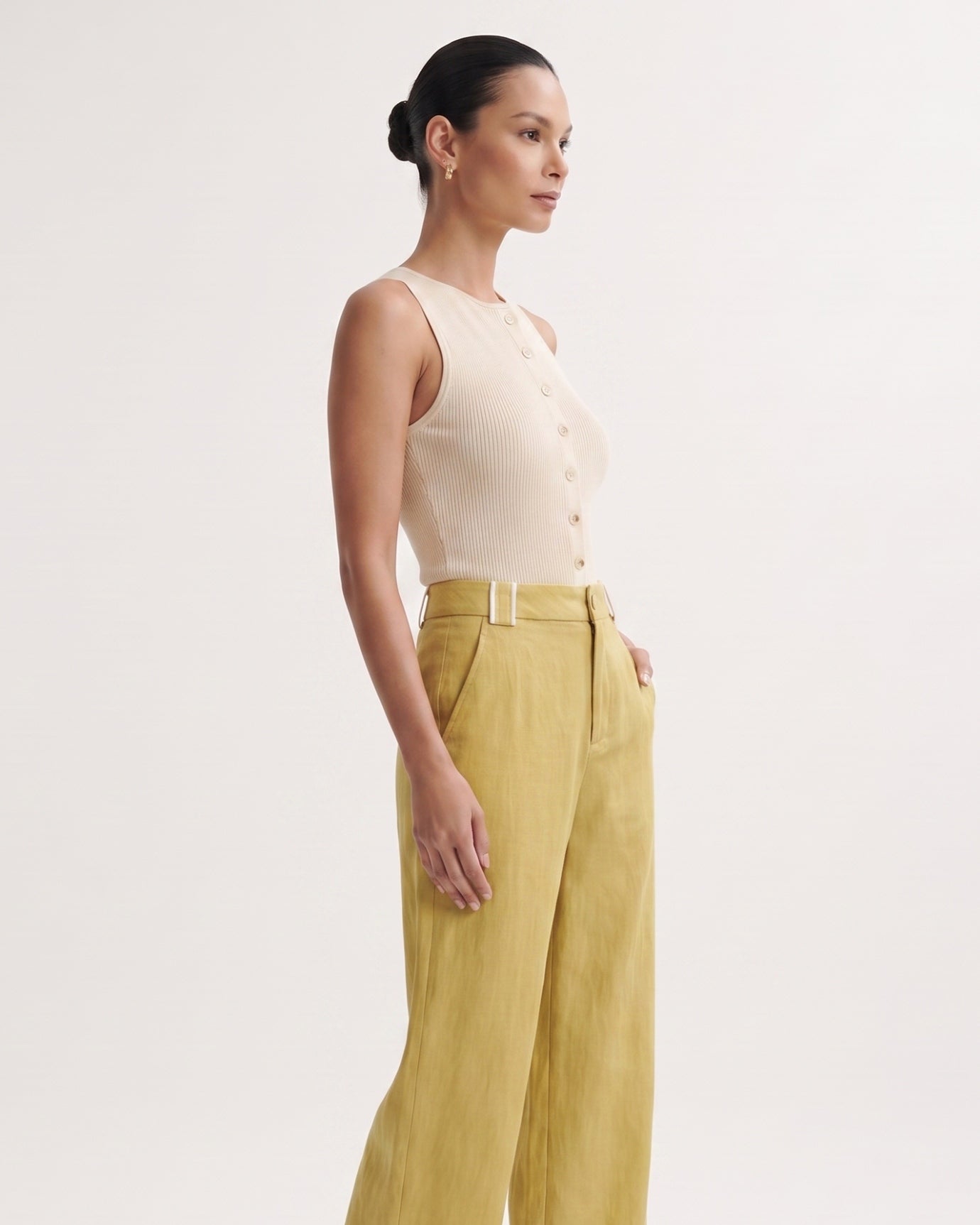 Olivia Leg Linen Pants