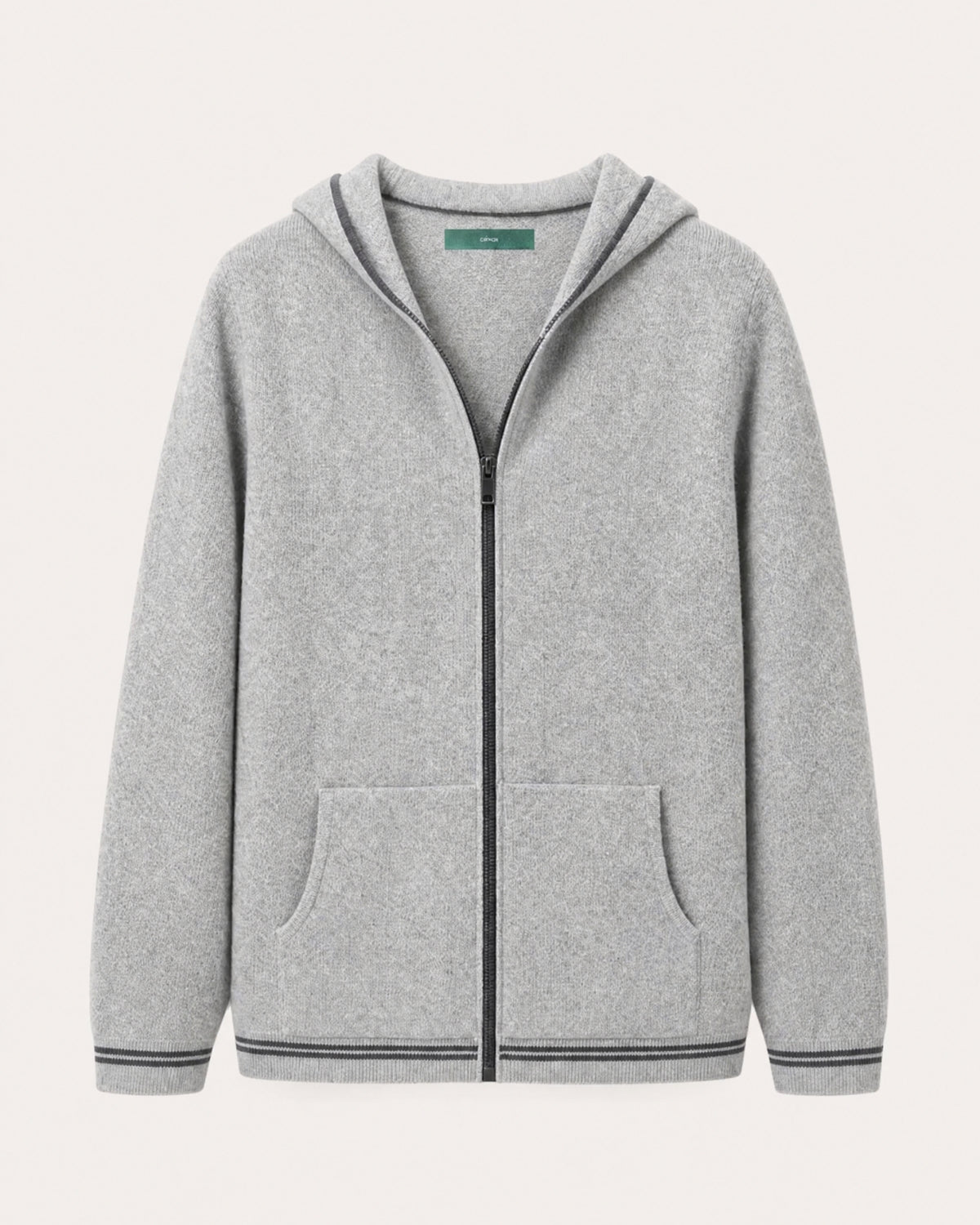 Zurich Hooded Fine Cashmere Cardigan