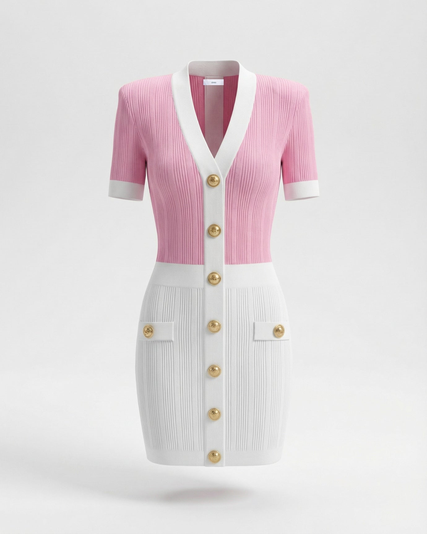 Romy Short-Sleeve Knit Dress