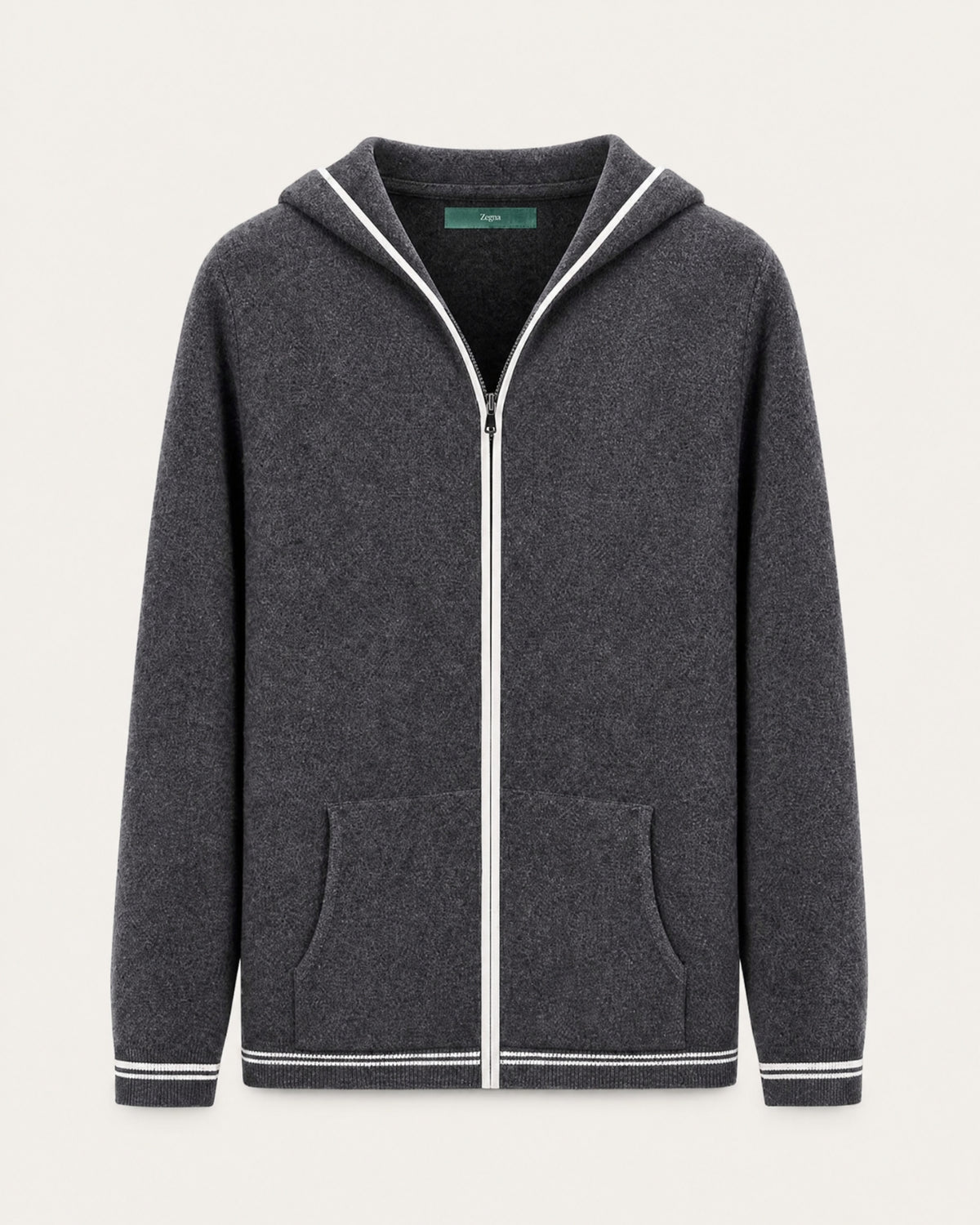 Zurich Hooded Fine Cashmere Cardigan