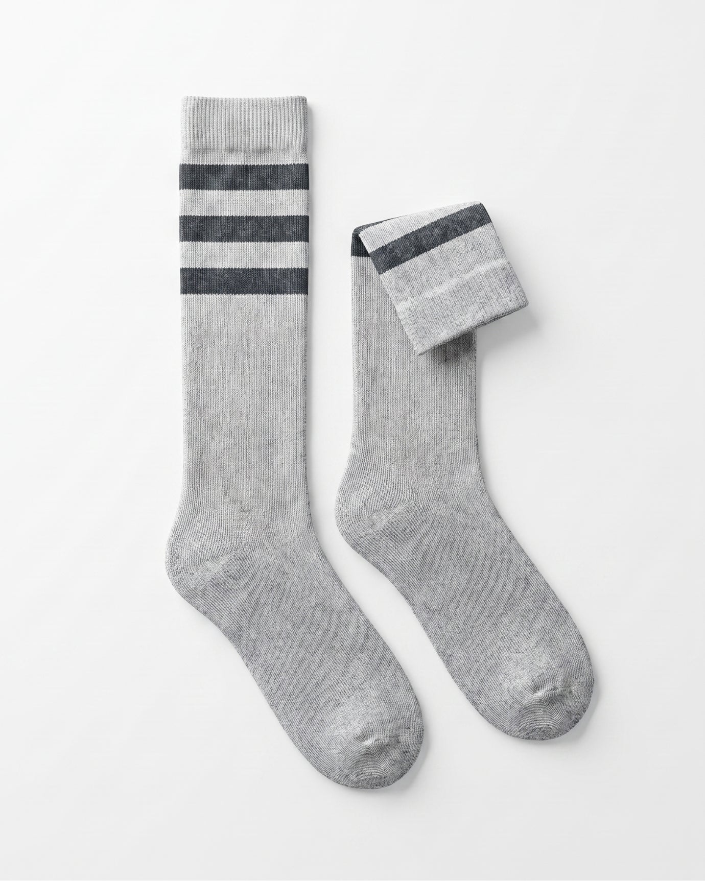 Cashmere Striped Long Socks